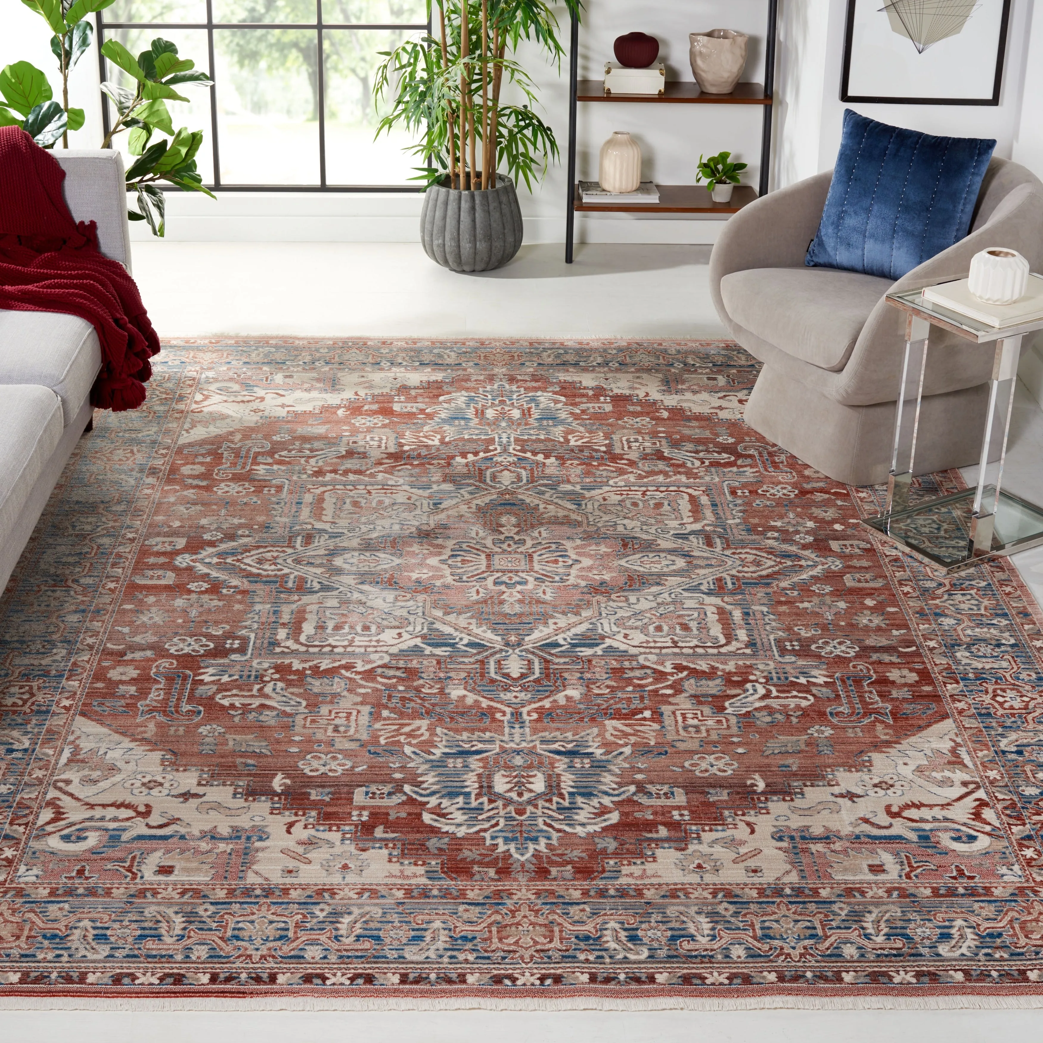 SAFAVIEH Vintage Persian Gertrude Oriental Medallion Rug