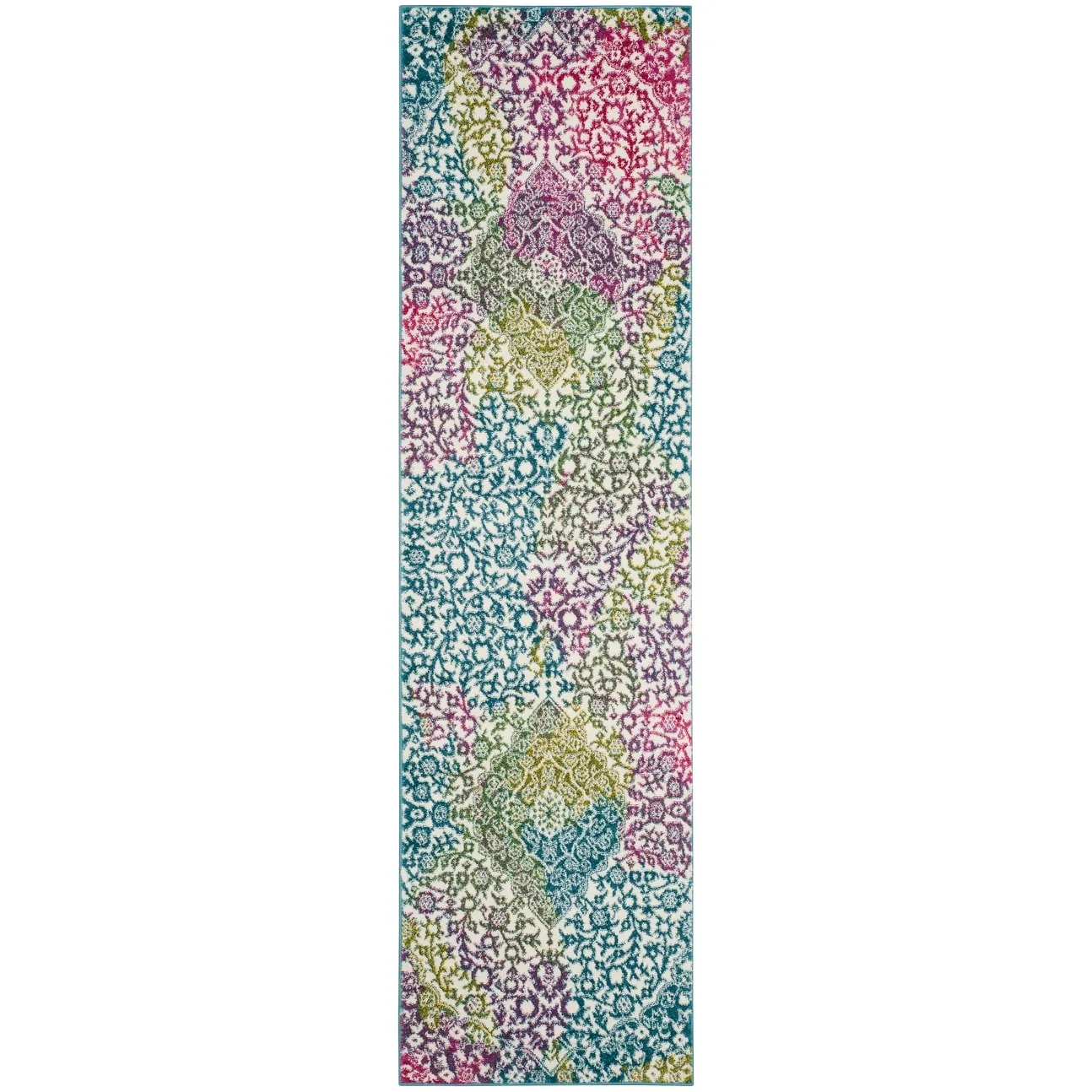 SAFAVIEH Watercolor Sierra Modern Abstract Medallion Rug