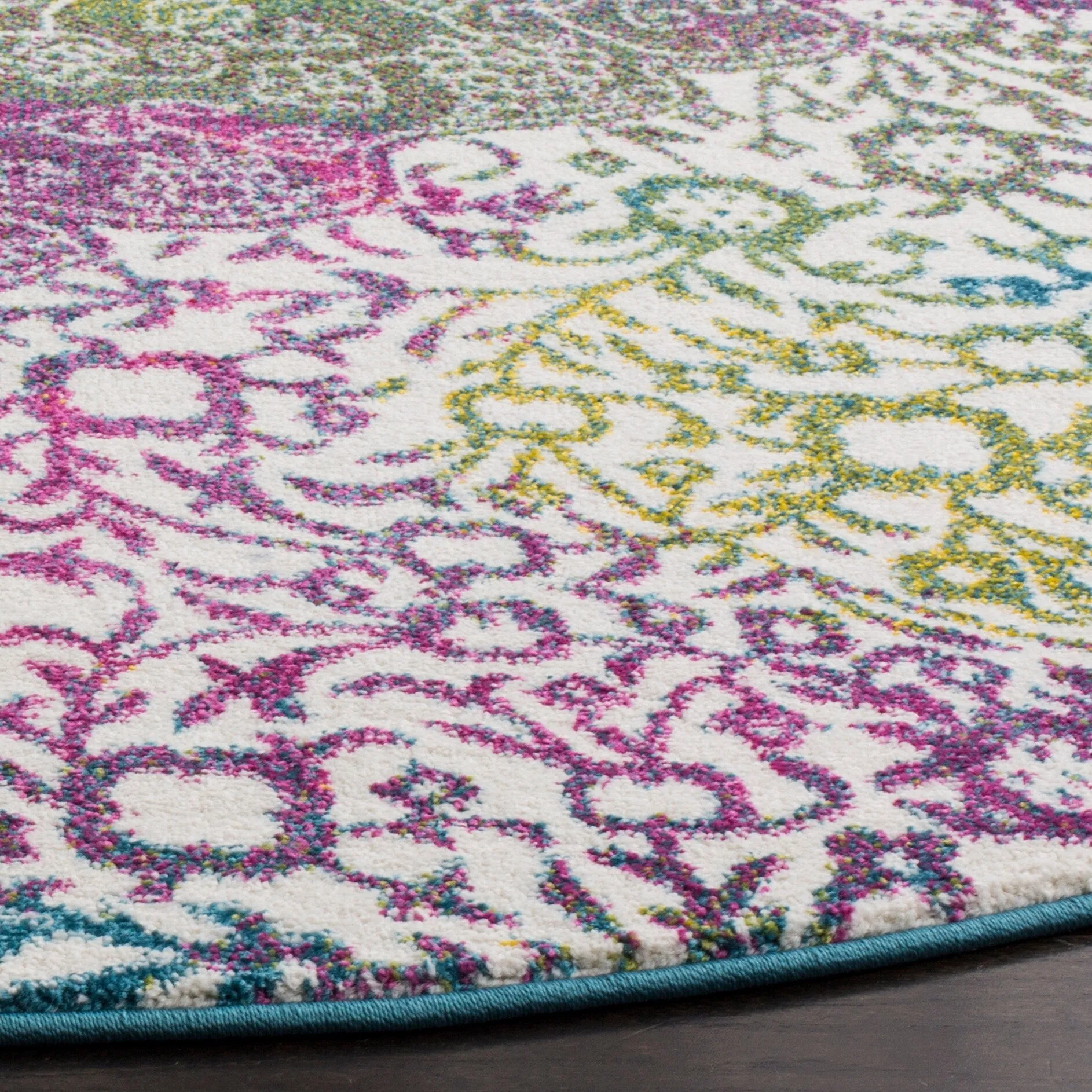 SAFAVIEH Watercolor Sierra Modern Abstract Medallion Rug