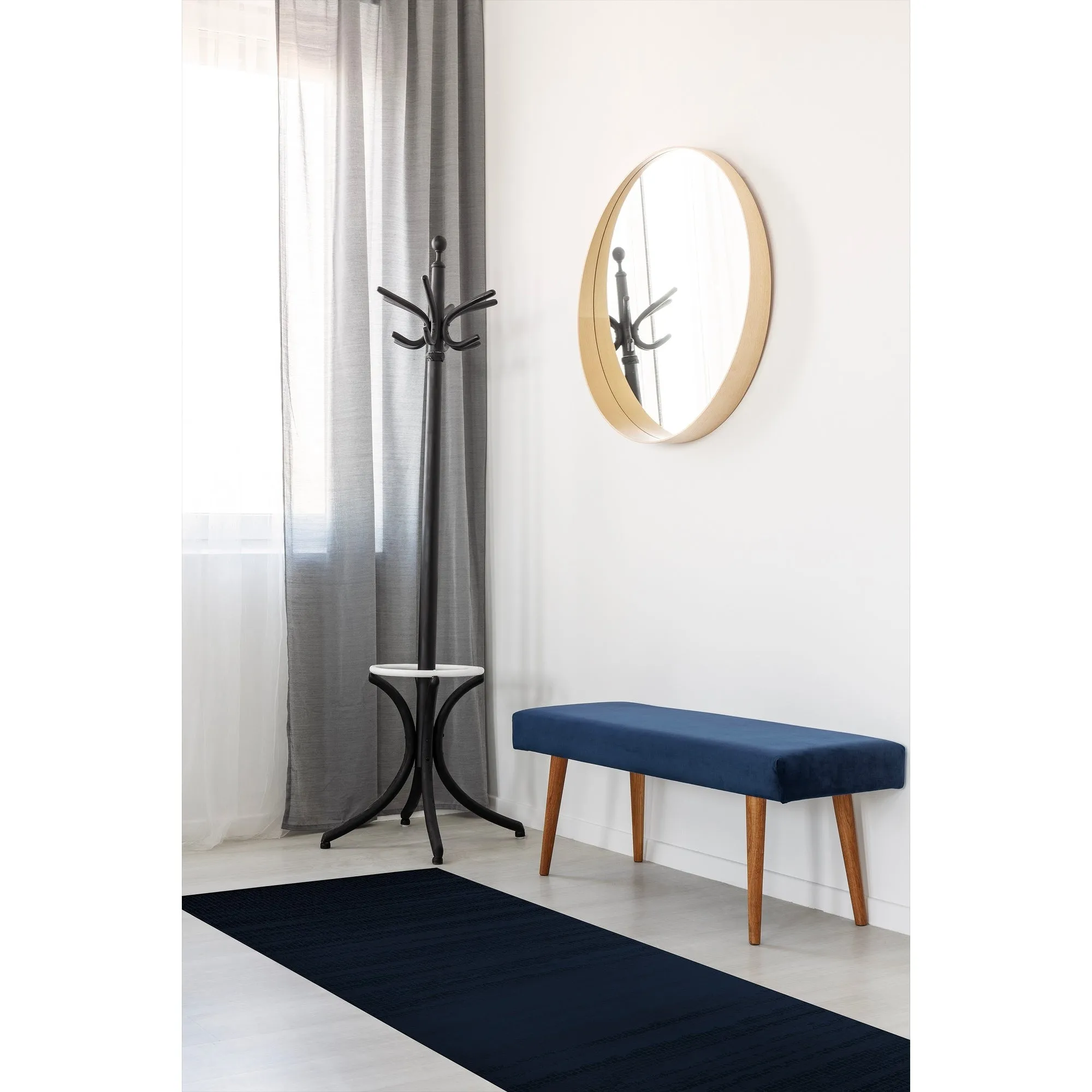 SCREEN NAVY Area Rug By Kavka Designs