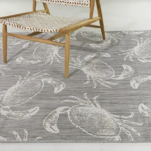 Sebastiao Coastal Crab Indoor/Outdoor Area Rug