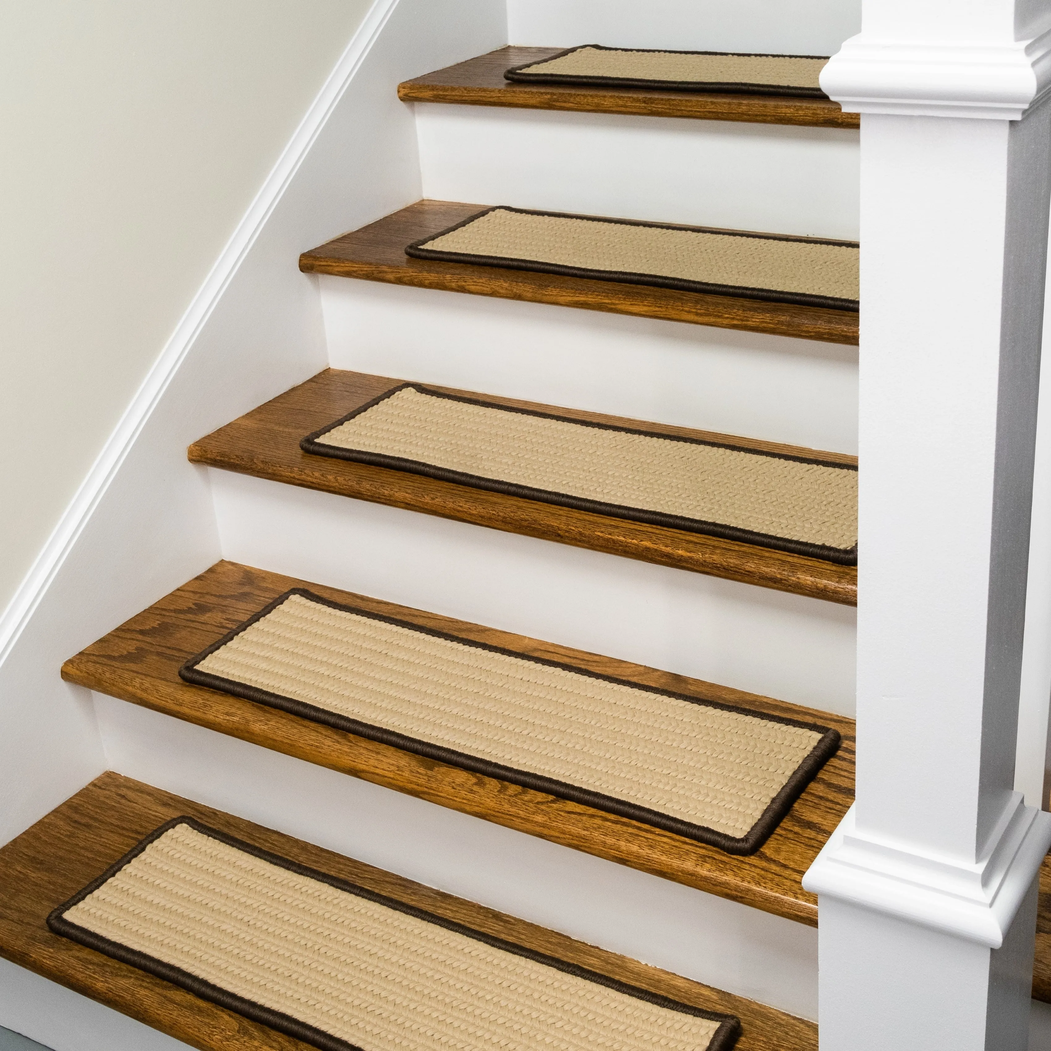 Seville Braided Machine Washable Stair Treads (SET-7)