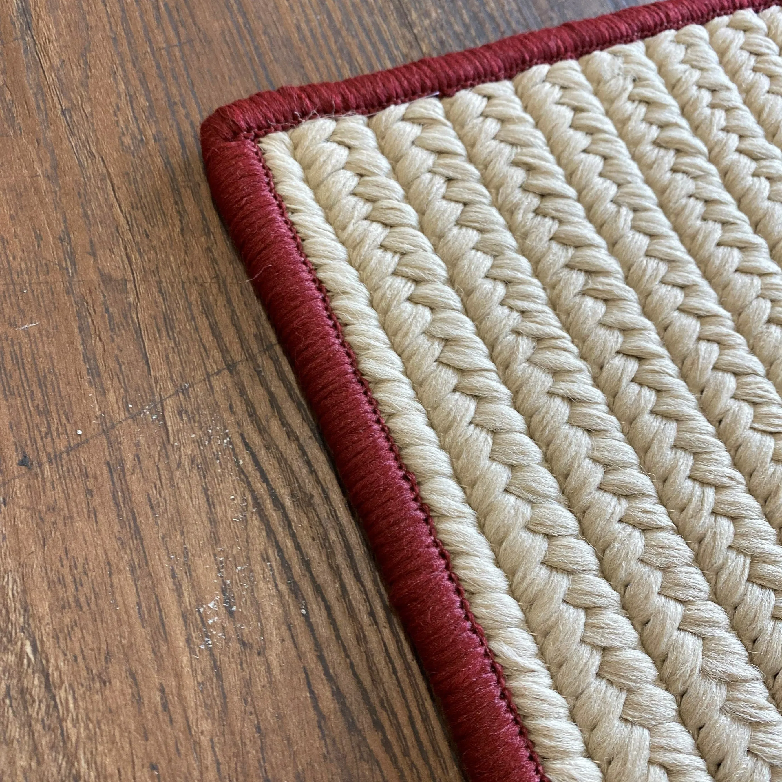 Seville Braided Machine Washable Stair Treads (SET-7)