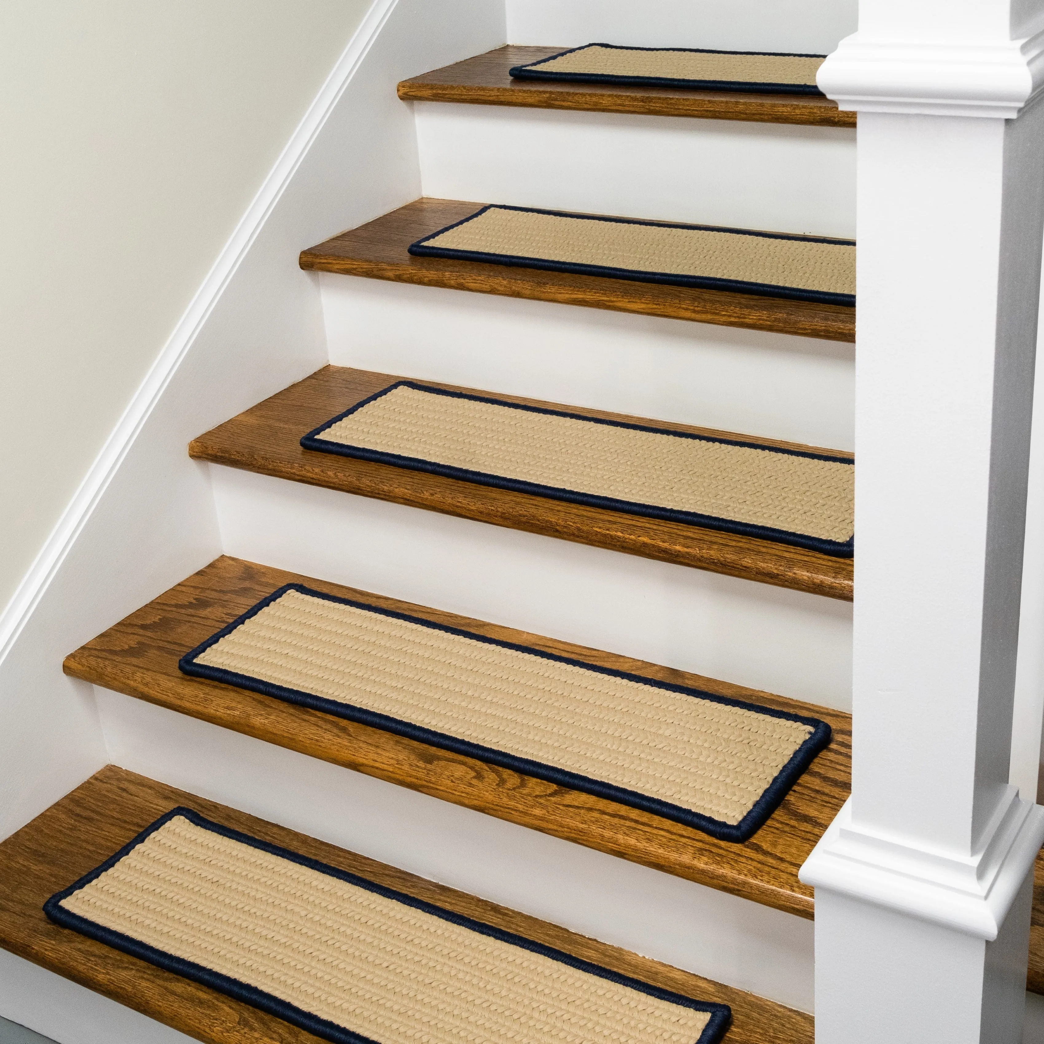 Seville Braided Machine Washable Stair Treads (SET-7)