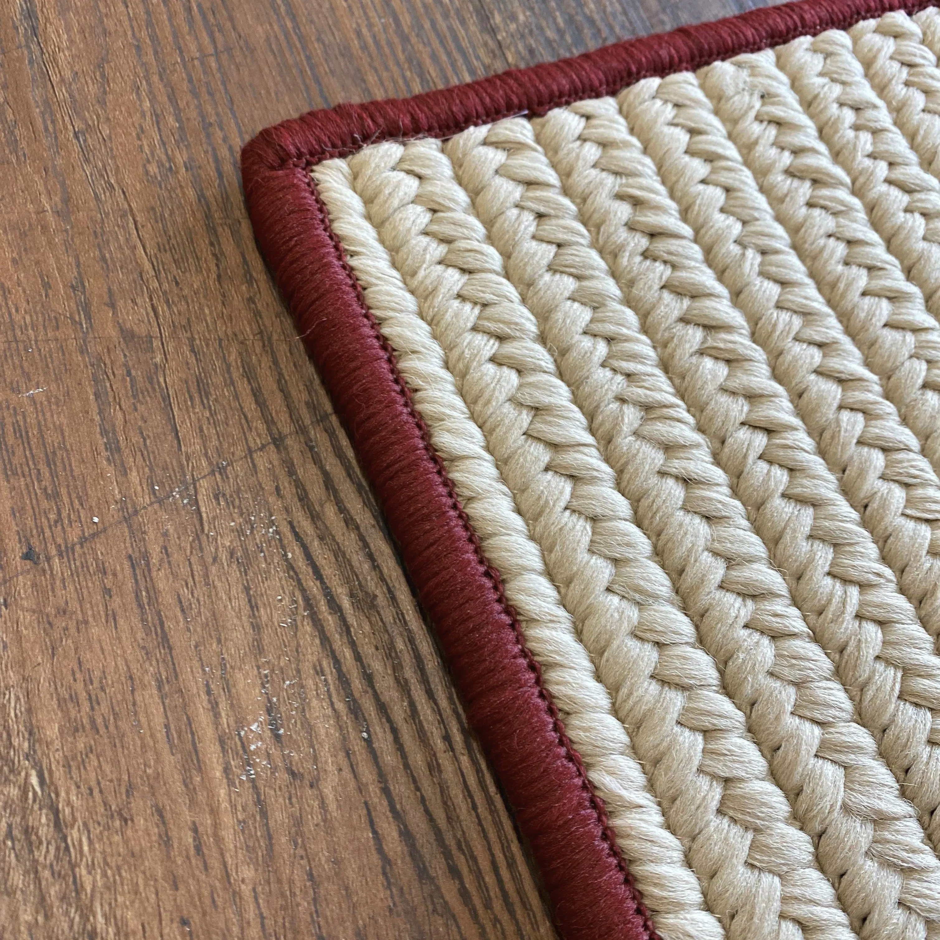 Seville Braided Machine Washable Stair Treads (SET-7)