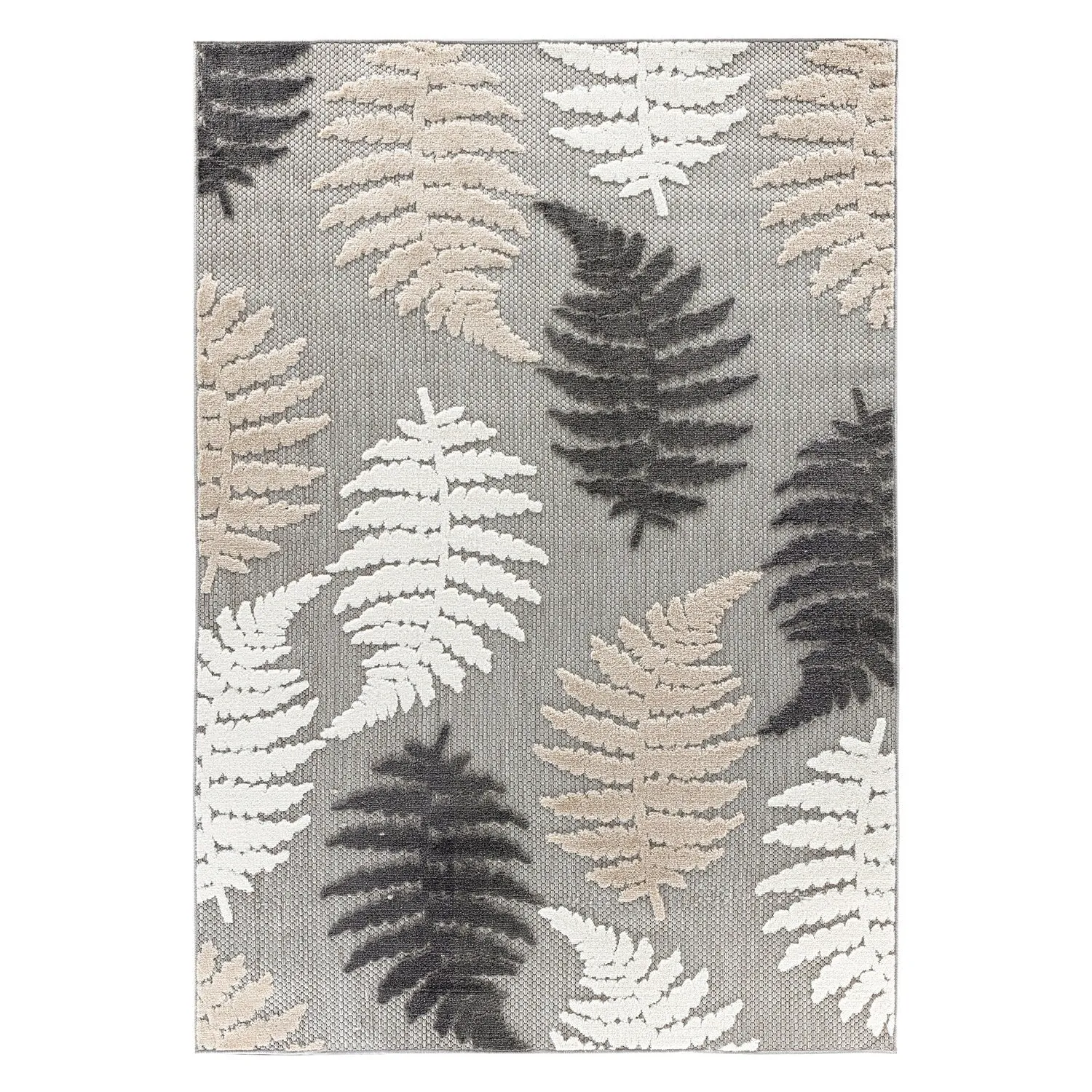 Seville Floral Leaves Indoor/Outdoor Area Rug