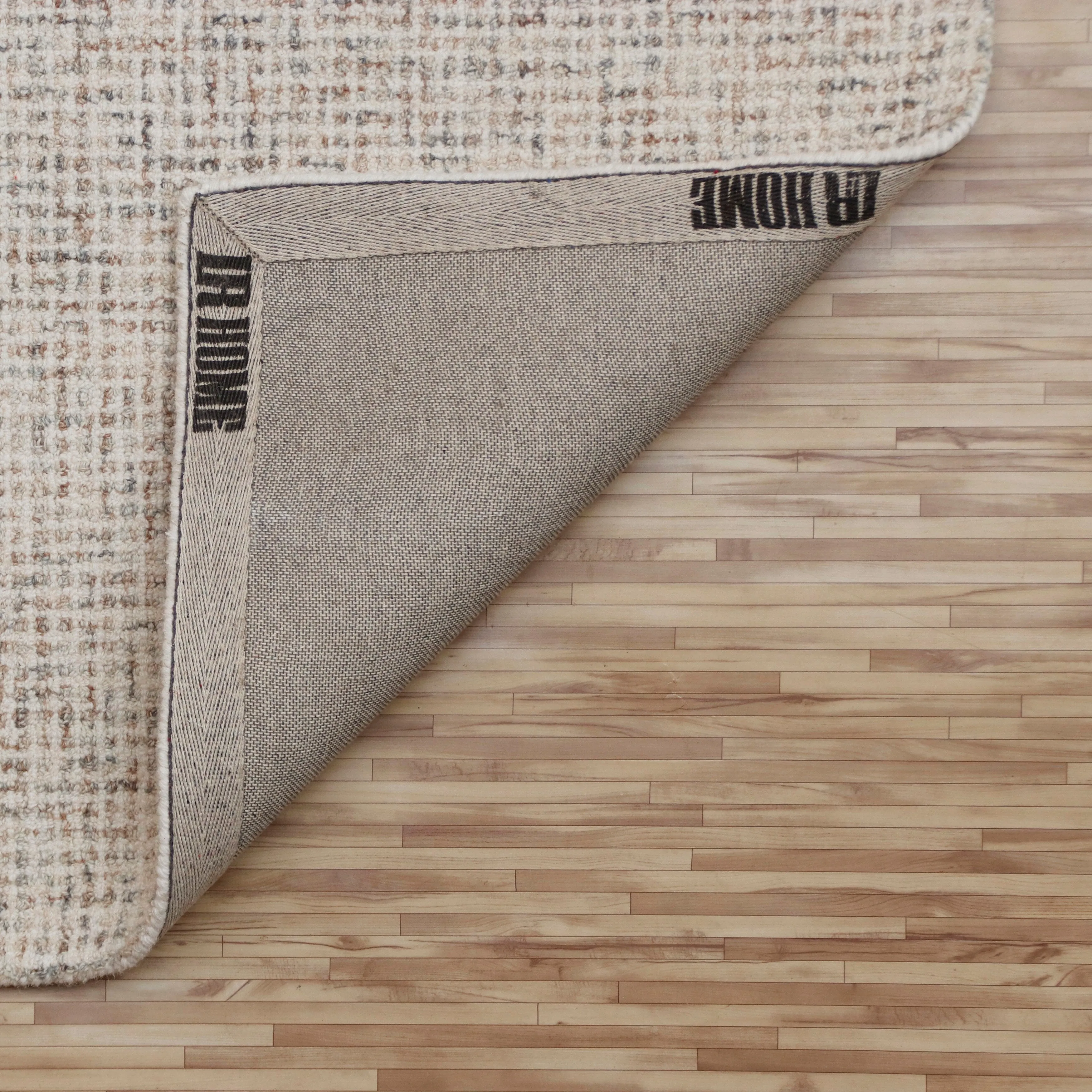 Sevita Hand-Tufted Checkered Geometric Wool Blend Indoor Area Rug