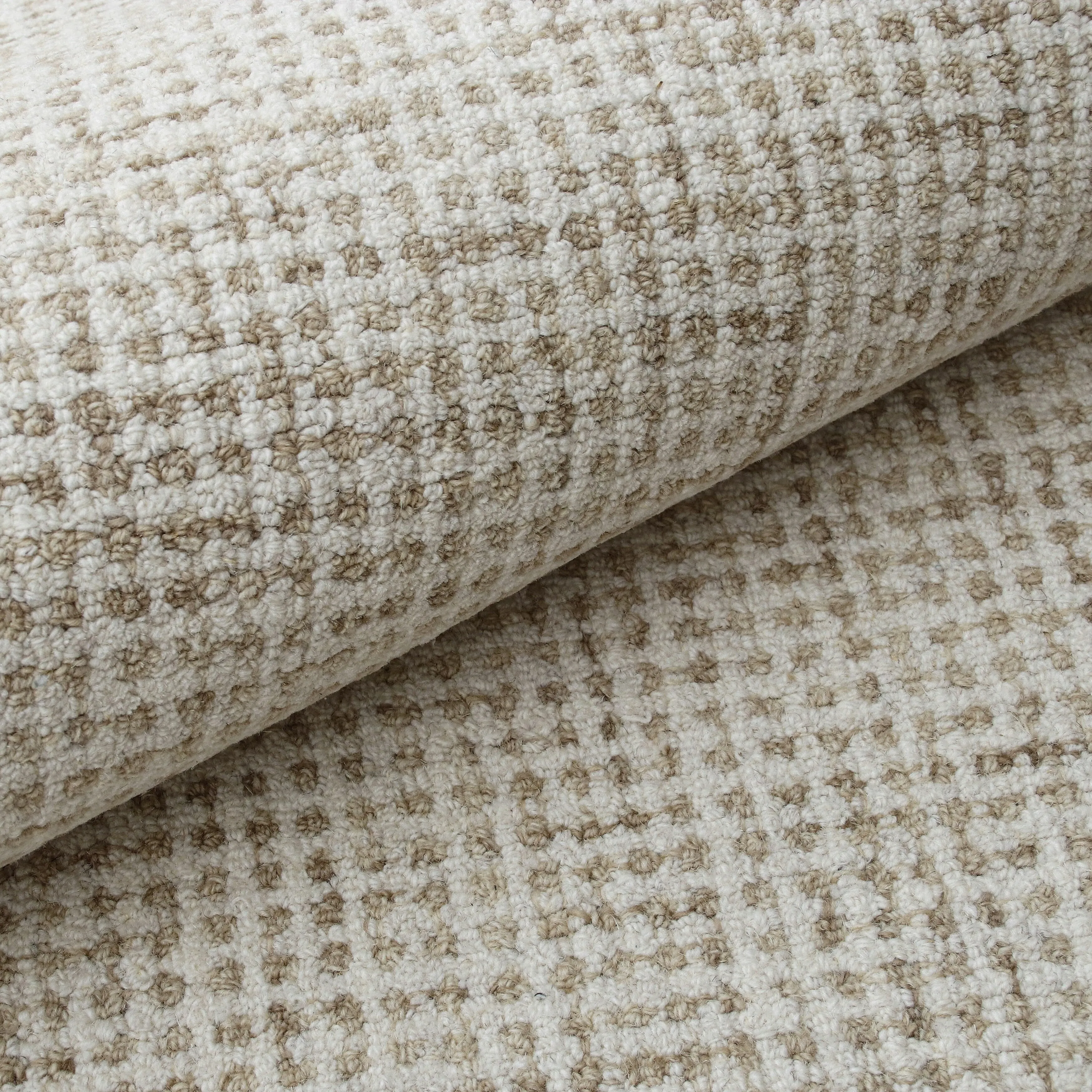Sevita Hand-Tufted Checkered Geometric Wool Blend Indoor Area Rug