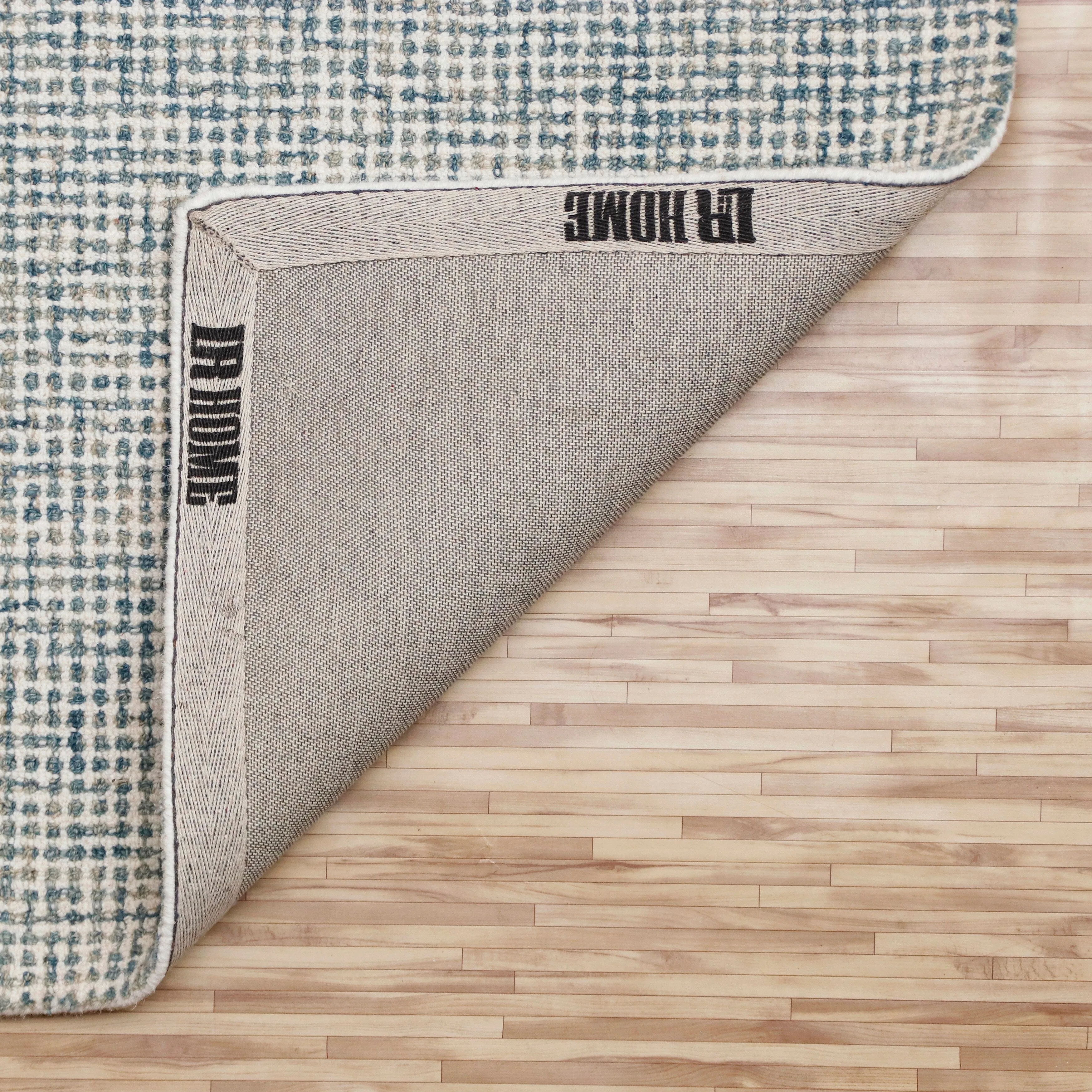 Sevita Hand-Tufted Checkered Geometric Wool Blend Indoor Area Rug