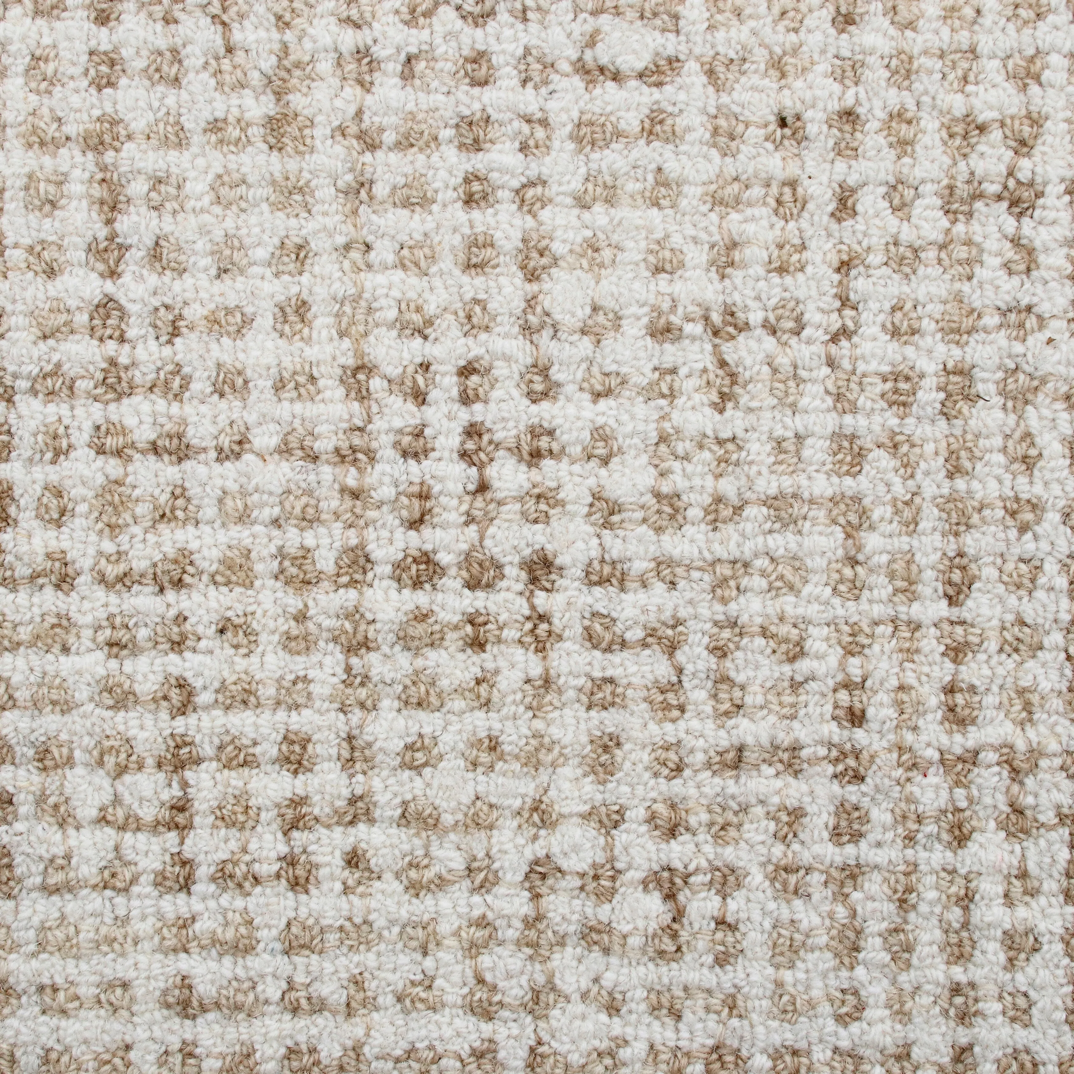 Sevita Hand-Tufted Checkered Geometric Wool Blend Indoor Area Rug