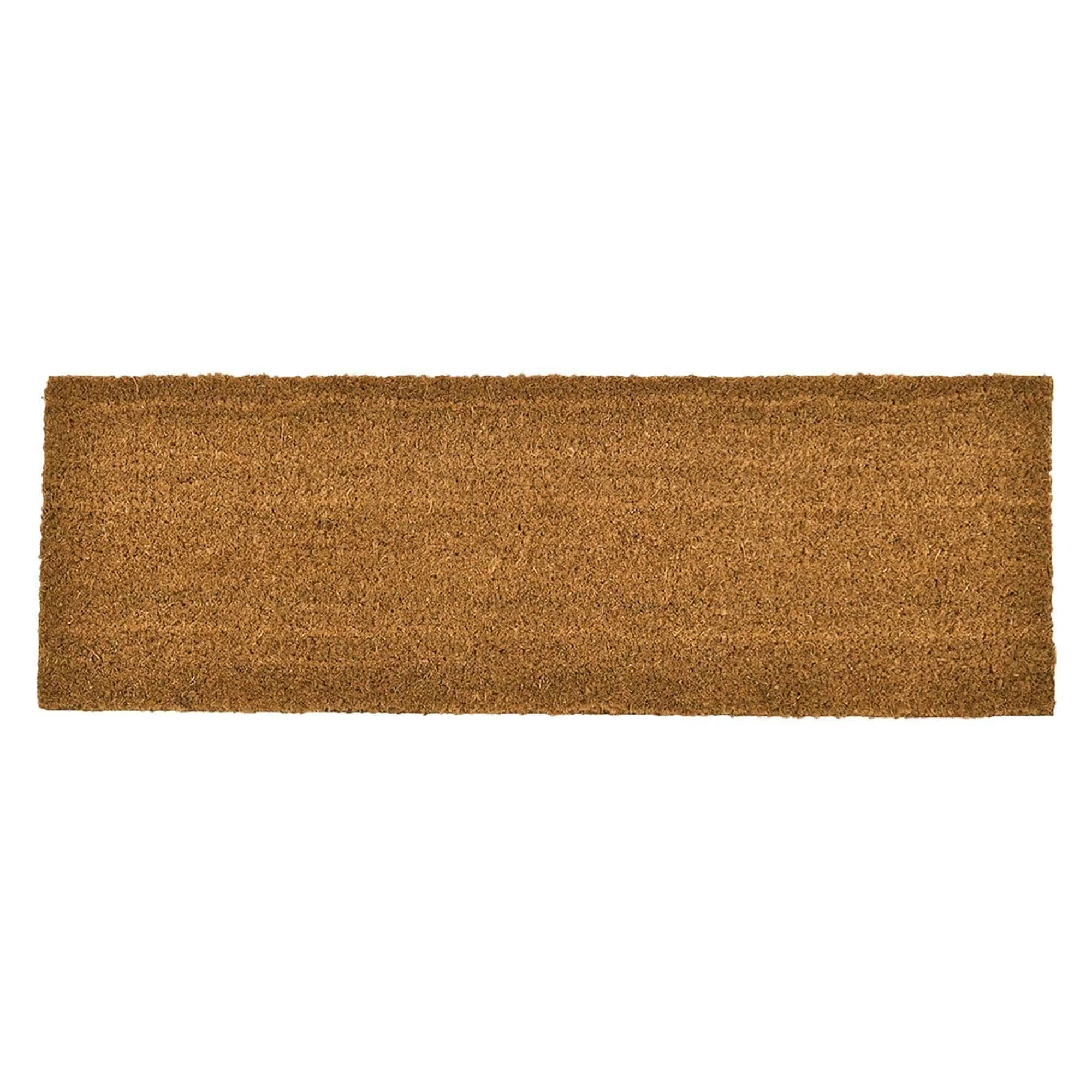 Sheltered Long Front Door Mat Coir Coco Fibers Rug 30x10 Natural