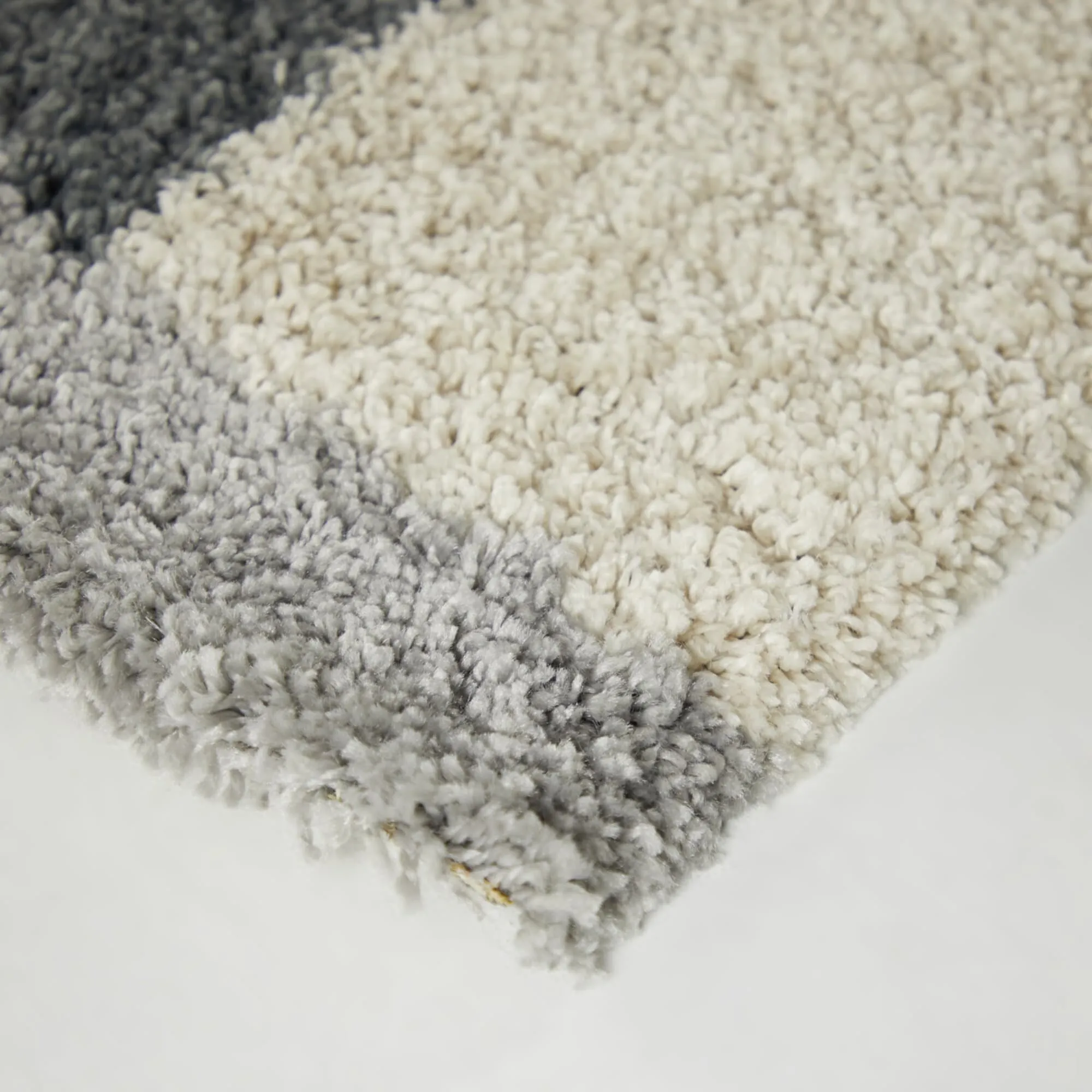 Sidney Modern Geometric Shag Area Rug