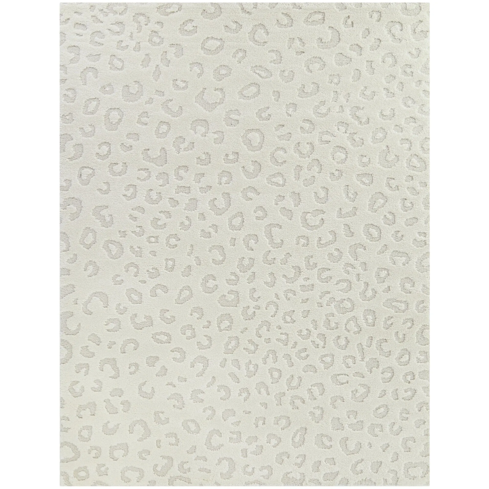 Simone Leopard Print Area Rug