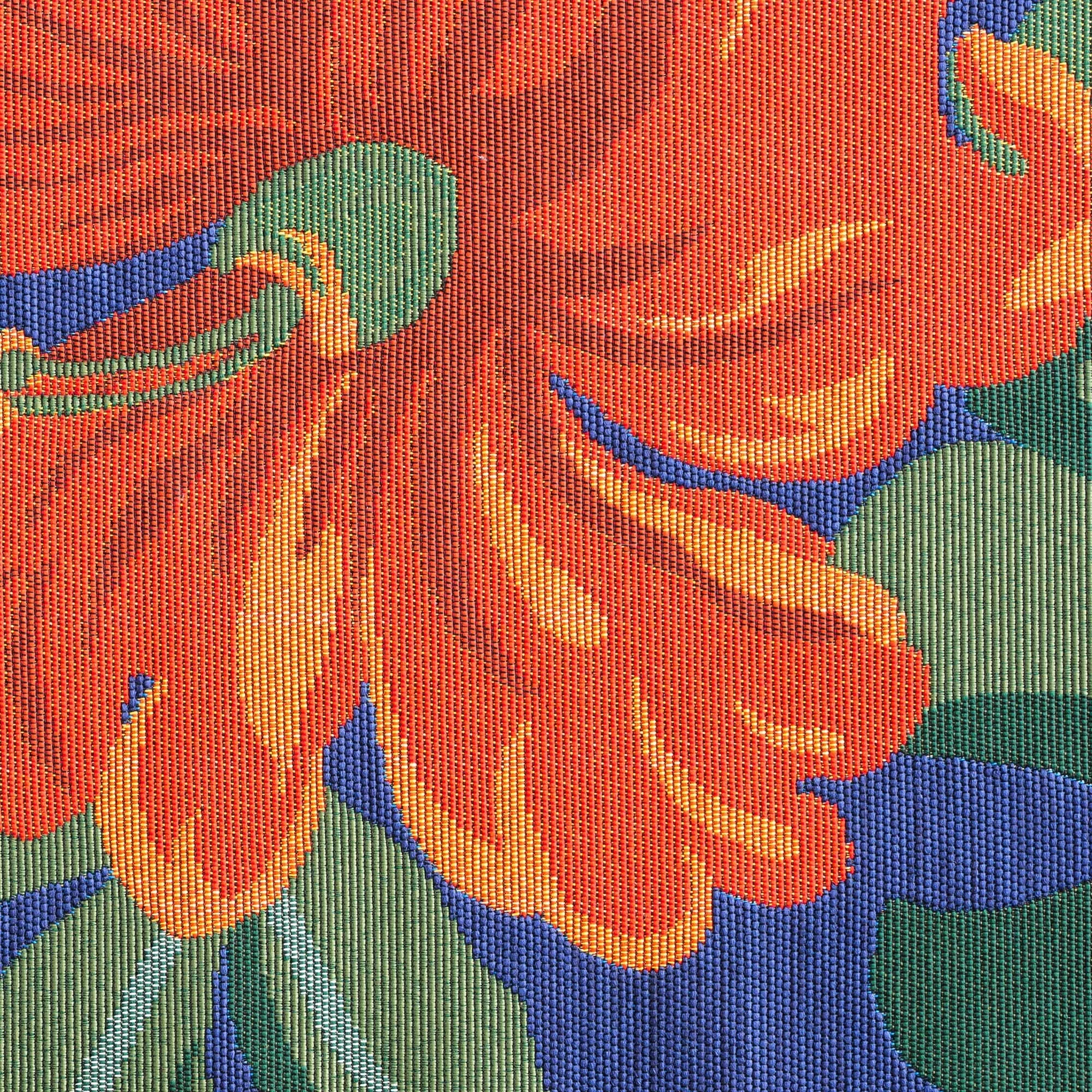 Sizzling Nautical & Coastal Floral & Botanical Indoor/Outdoor Area Rug