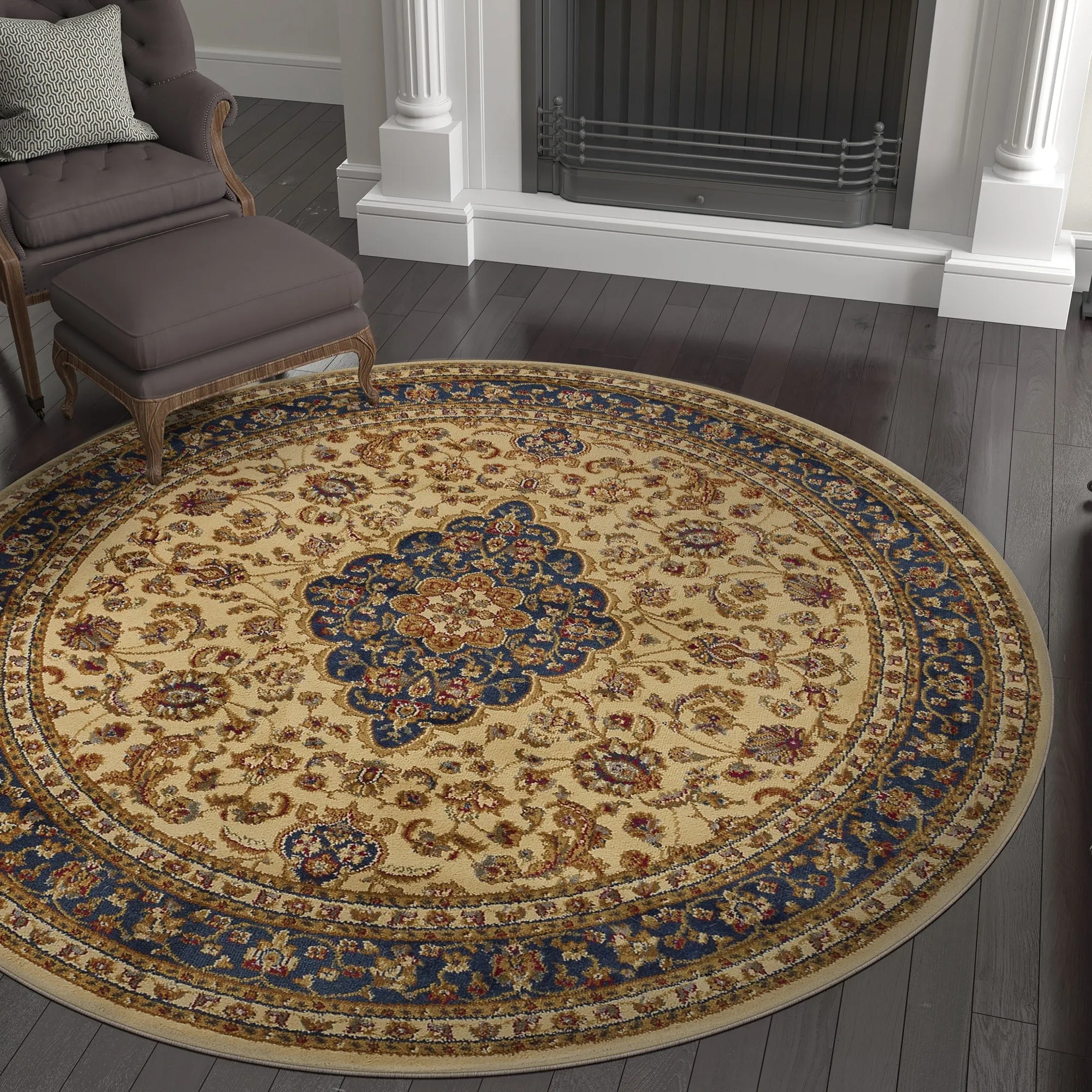 Soho Traditional Floral Indoor Area Rug
