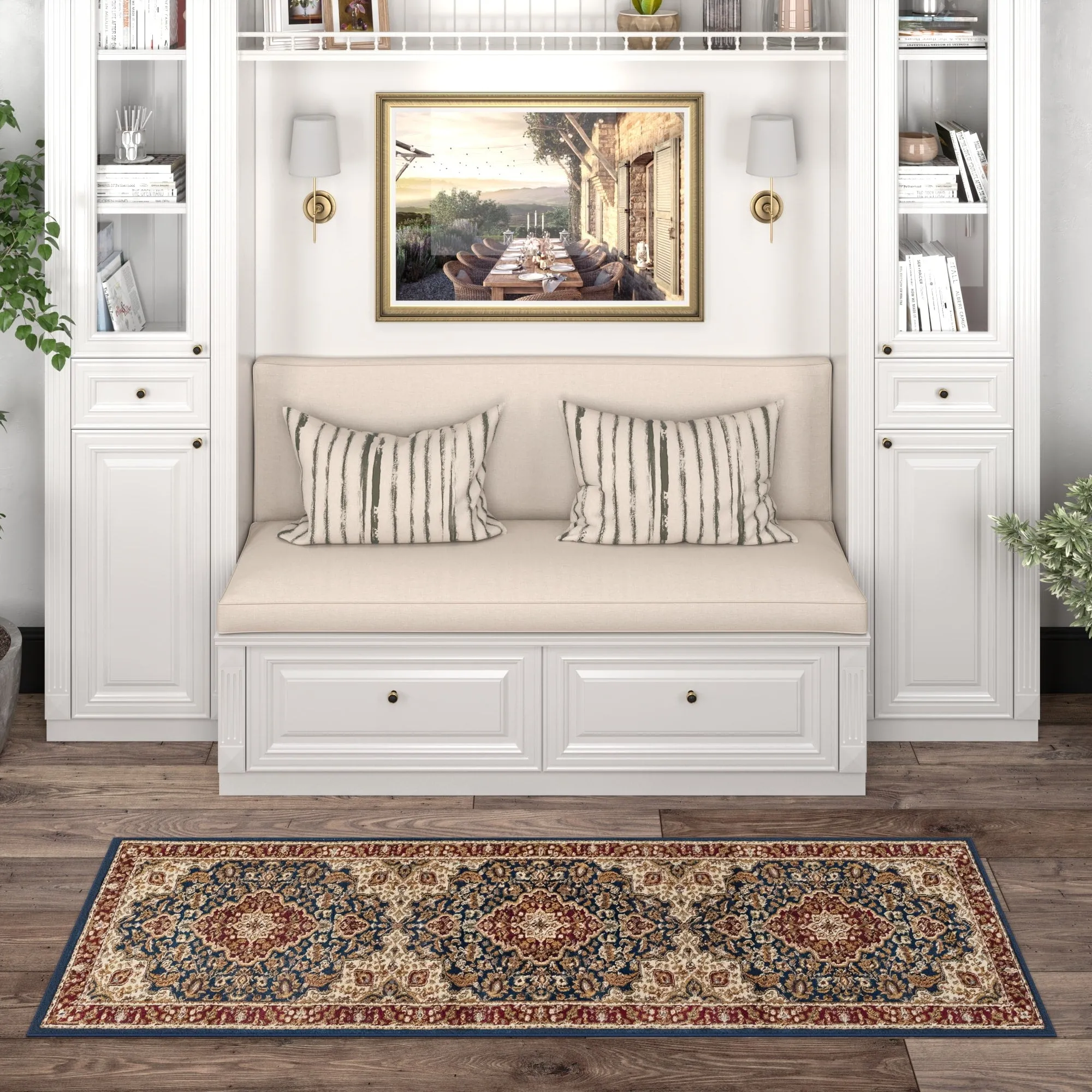 Soho Traditional Floral Indoor Area Rug
