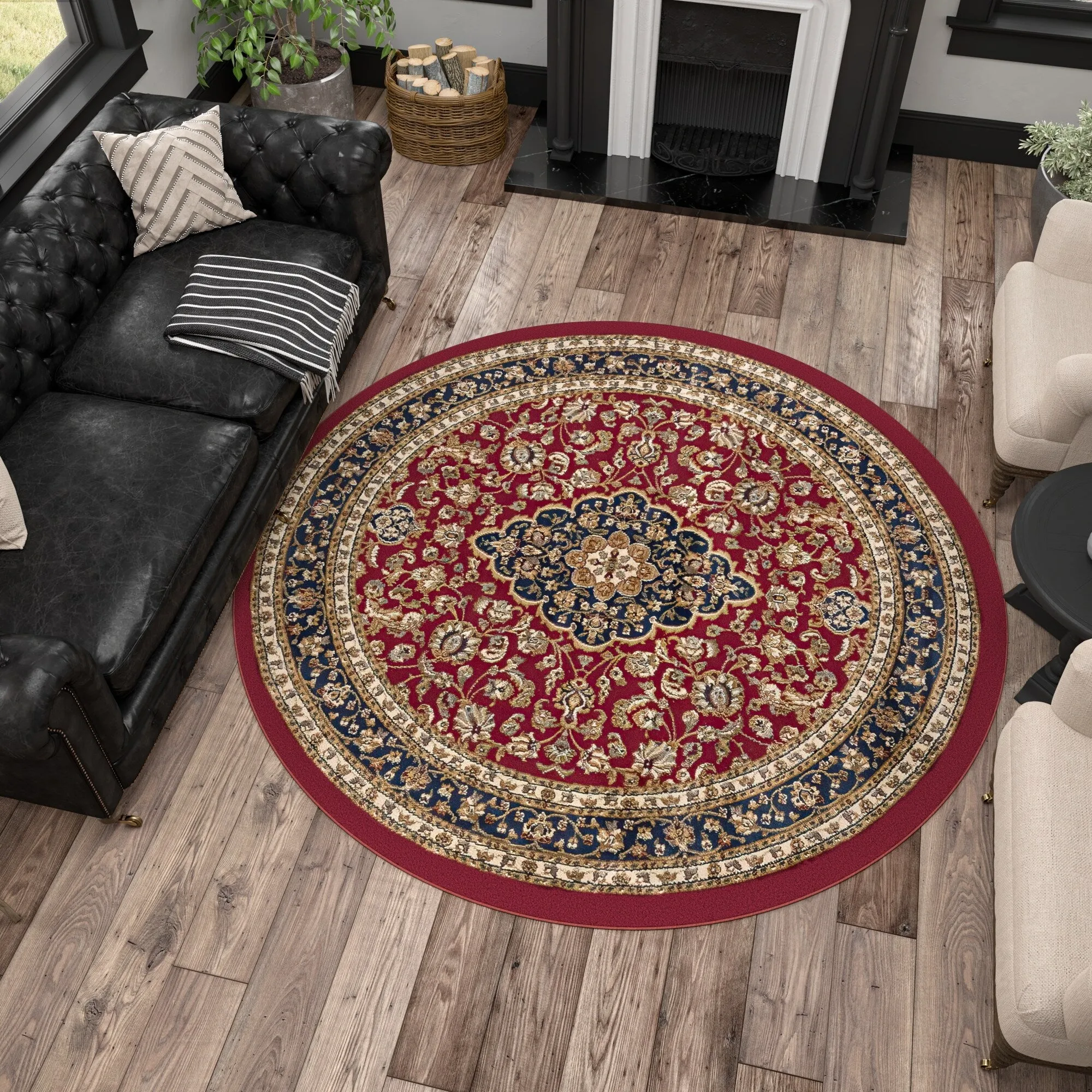 Soho Traditional Floral Indoor Area Rug