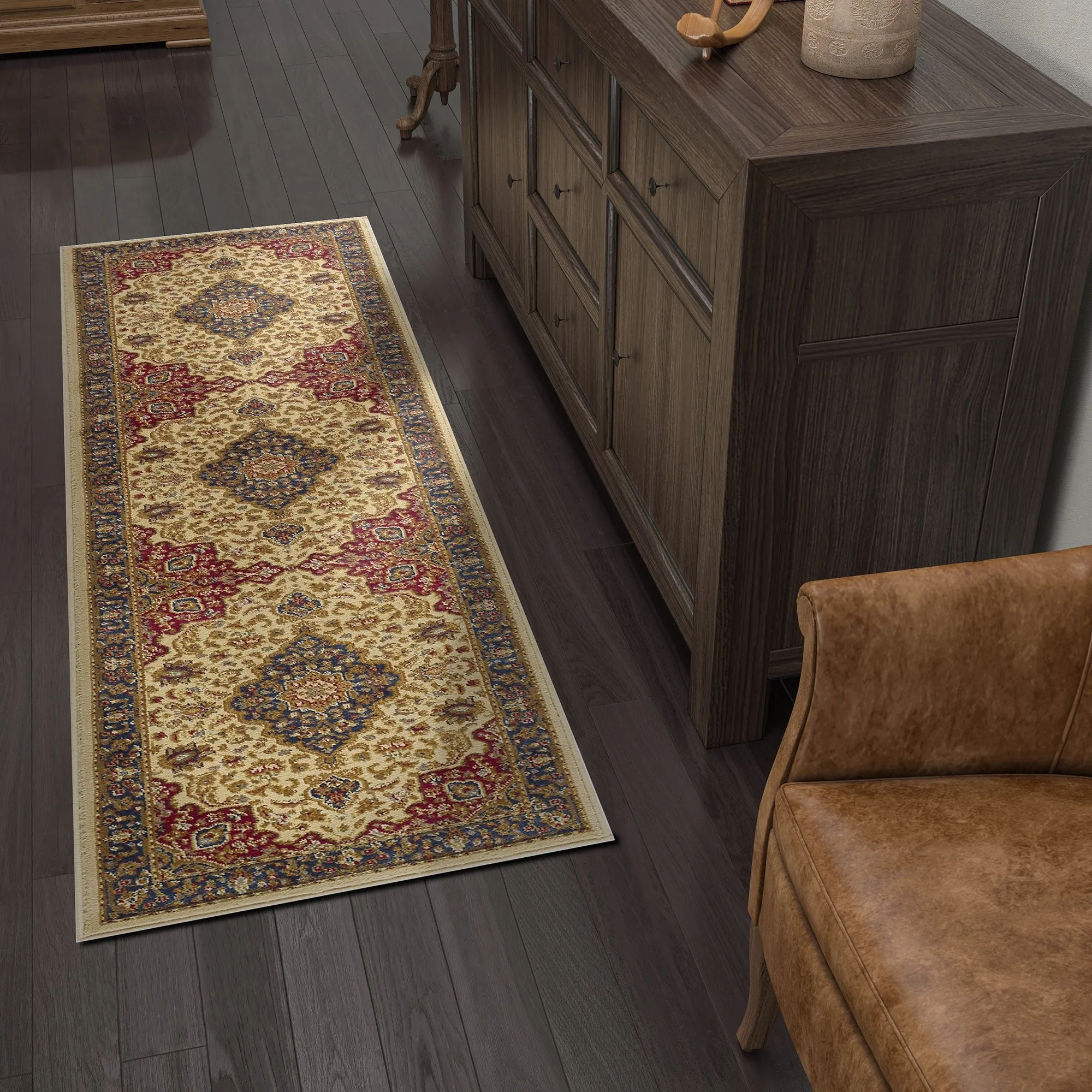 Soho Traditional Floral Indoor Area Rug