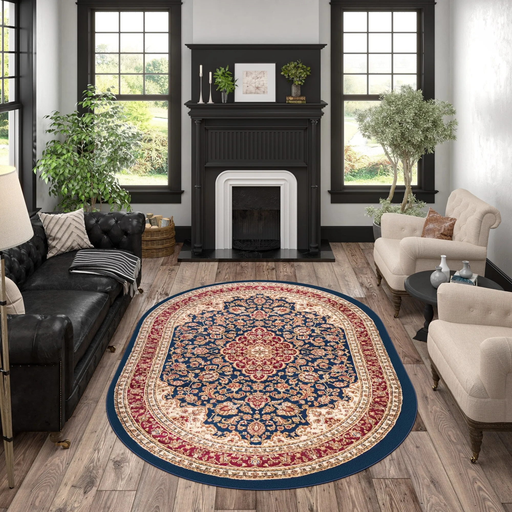 Soho Traditional Floral Indoor Area Rug