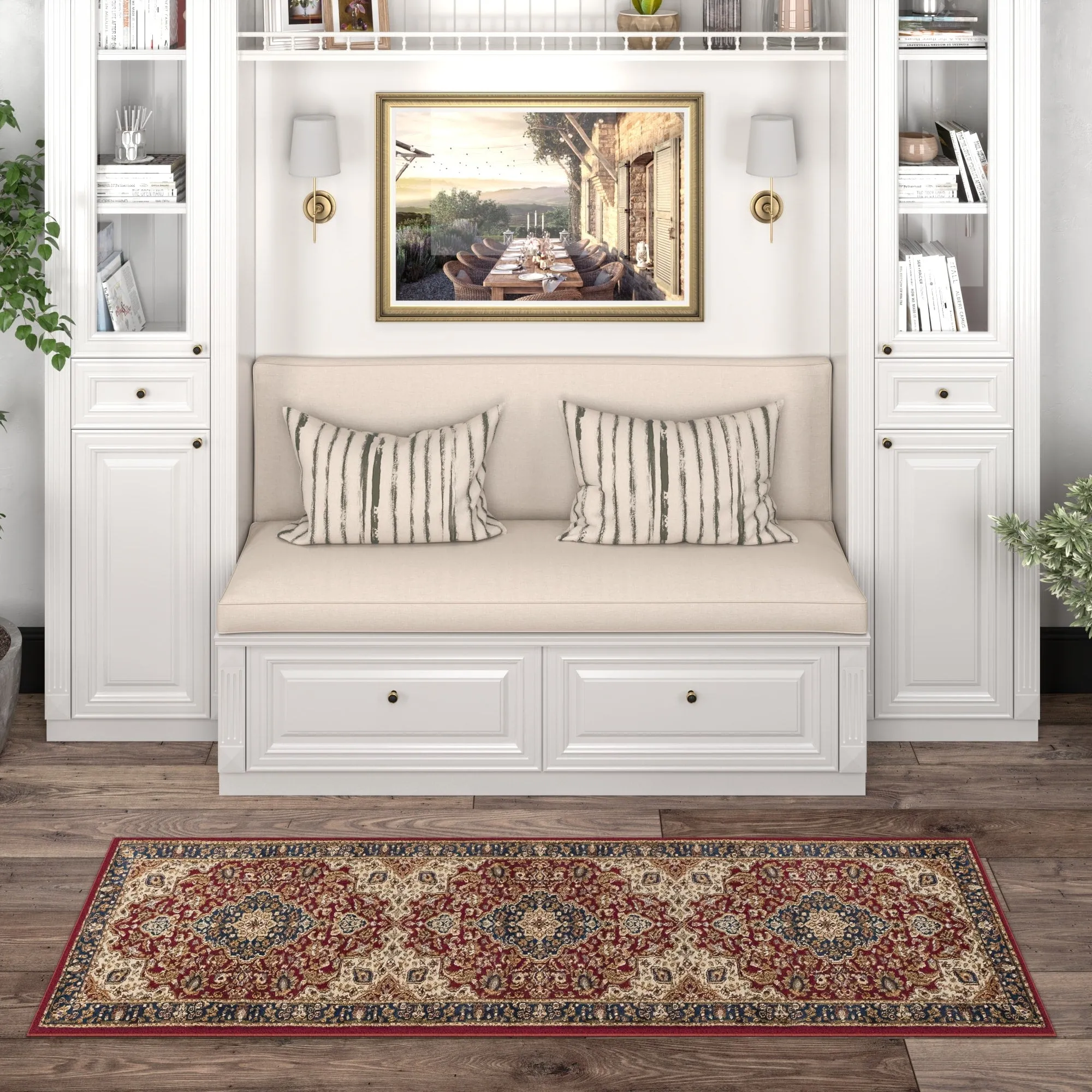 Soho Traditional Floral Indoor Area Rug