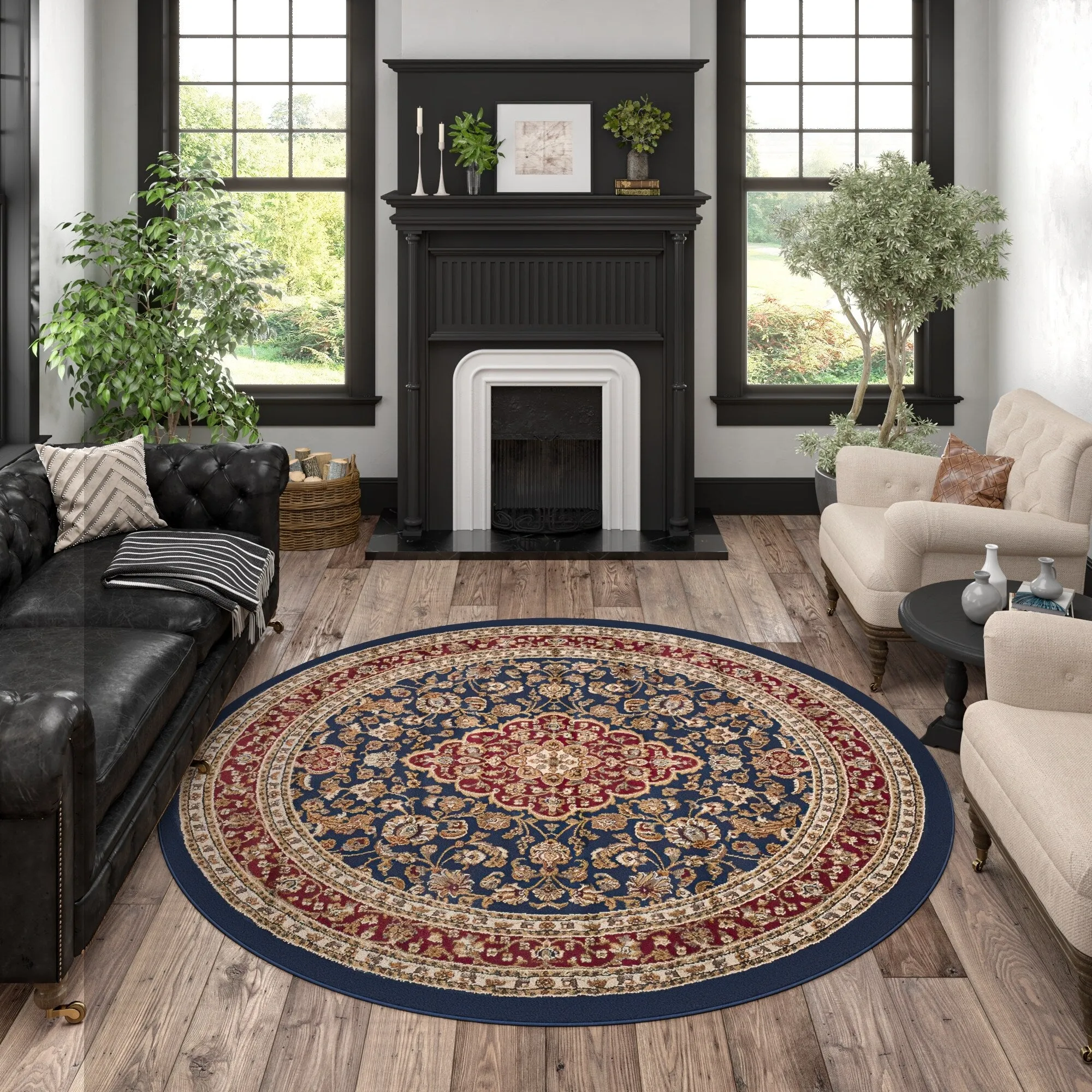 Soho Traditional Floral Indoor Area Rug