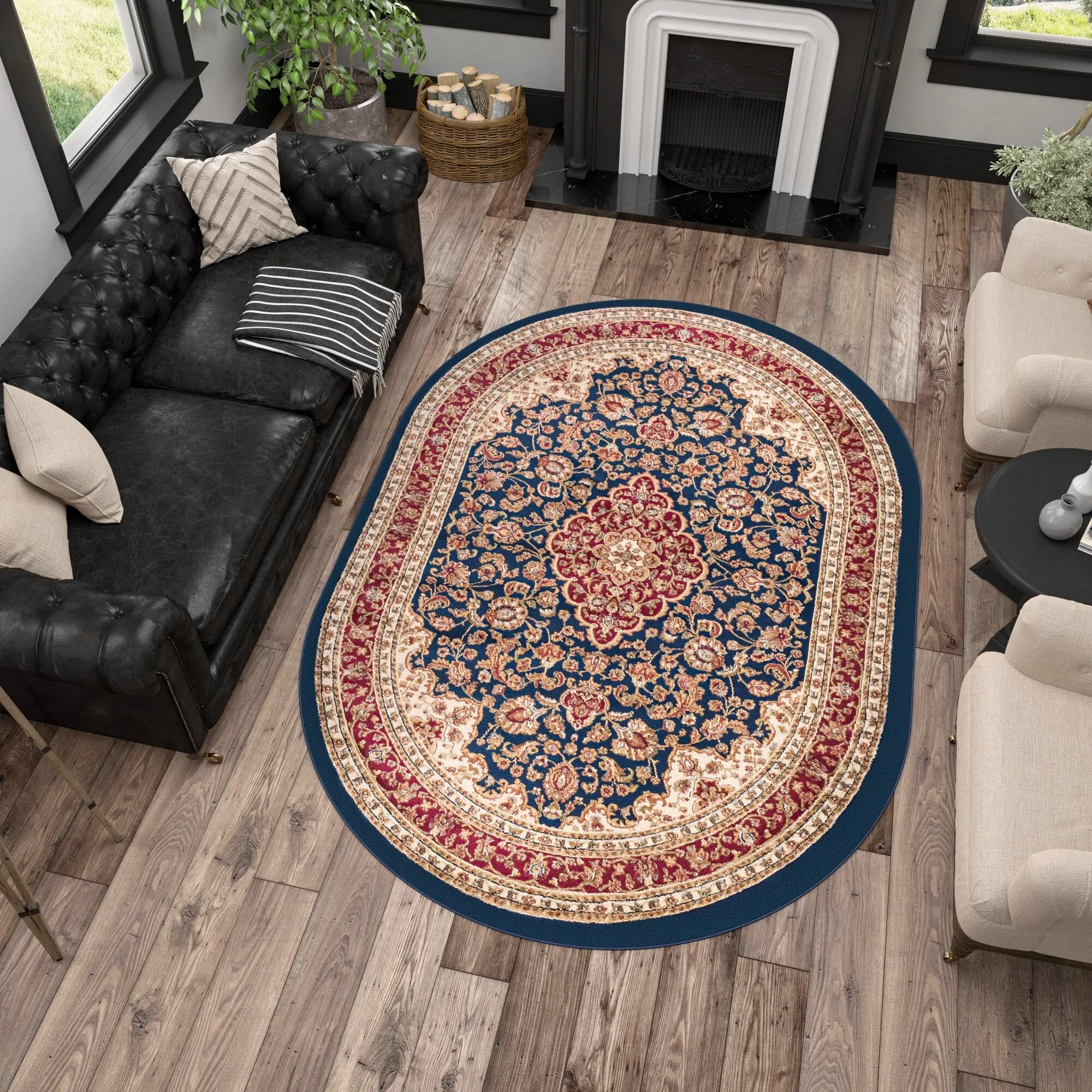 Soho Traditional Floral Indoor Area Rug