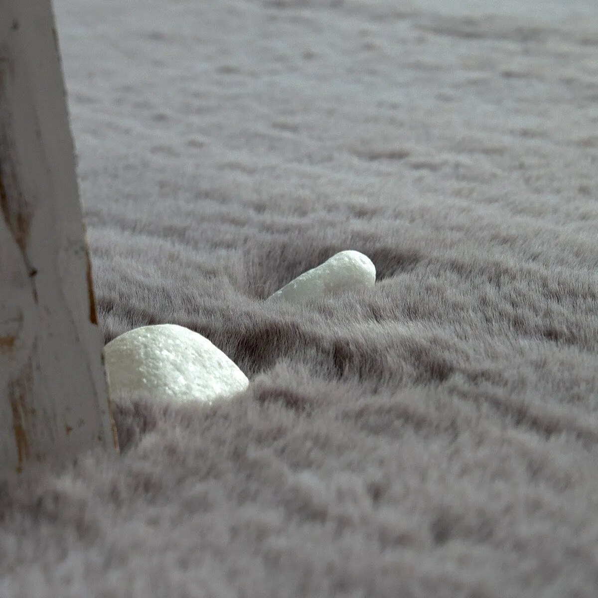 Solid High Pile Area Rug Cosy Luxurious Touch Super Soft
