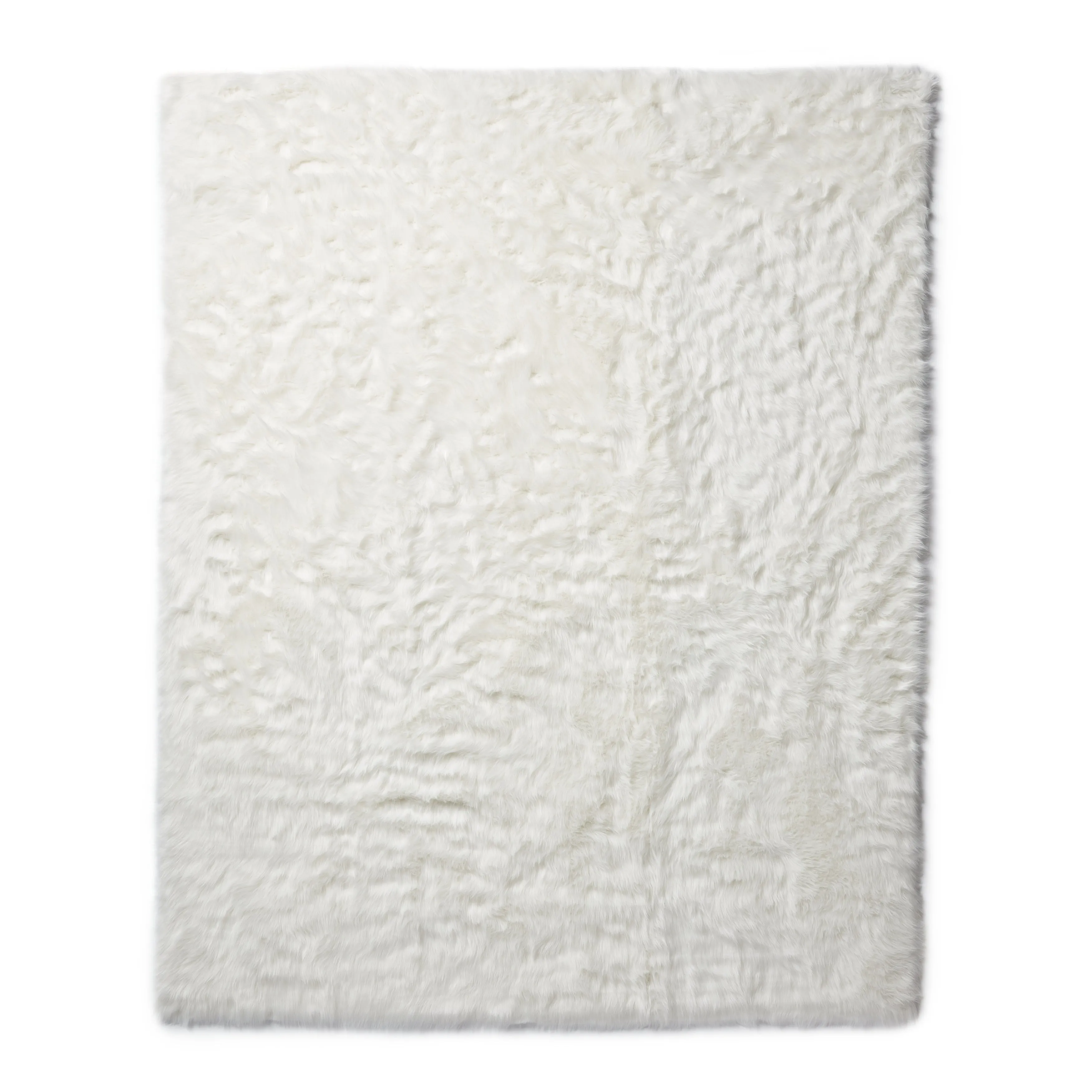 Strick & Bolton Newport Faux Sheepskin Shag Area Rug