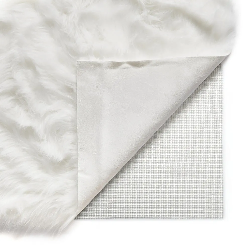 Strick & Bolton Newport Faux Sheepskin Shag Area Rug