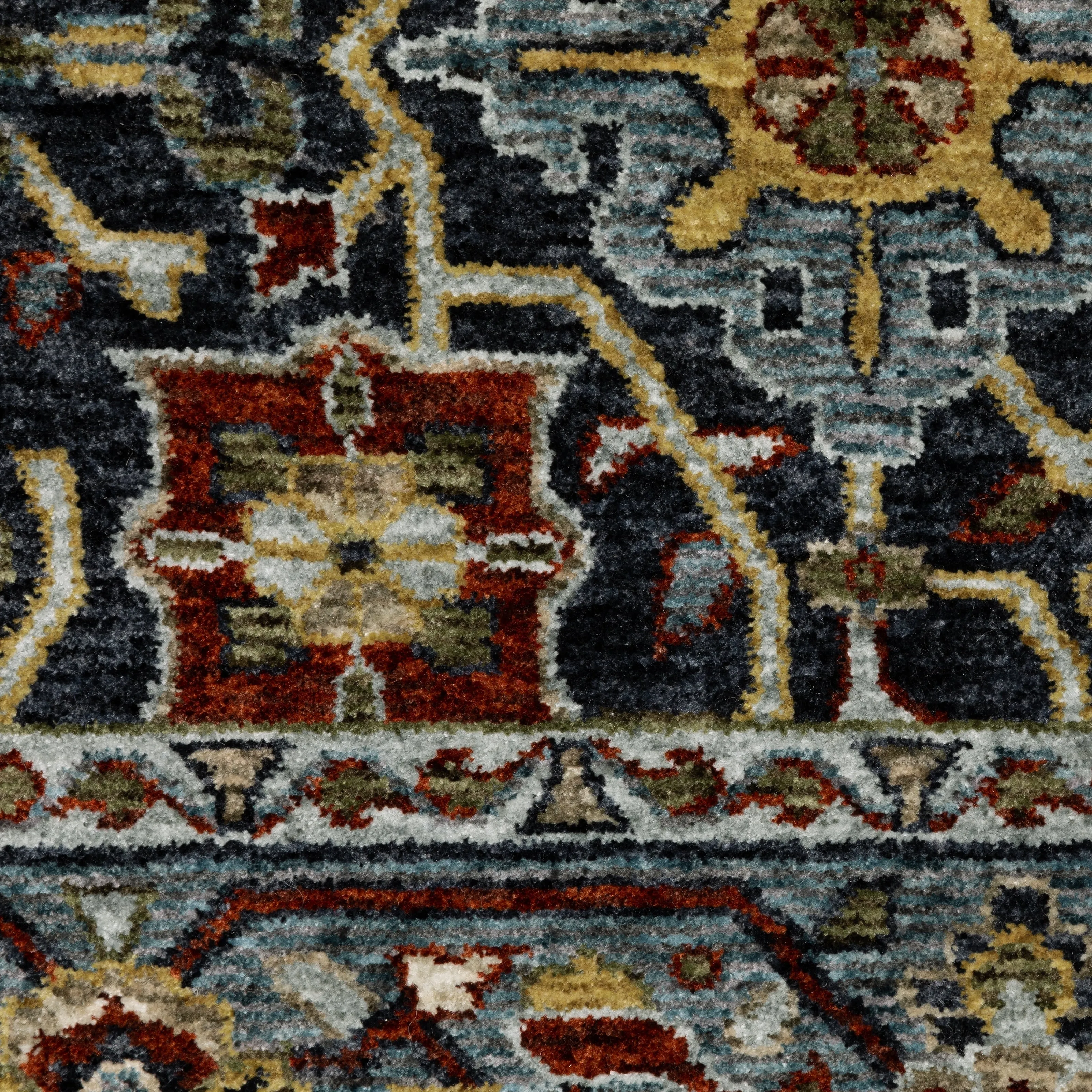 Style Haven Amelie Persian Panel Blue/ Multi Indoor Area Rug