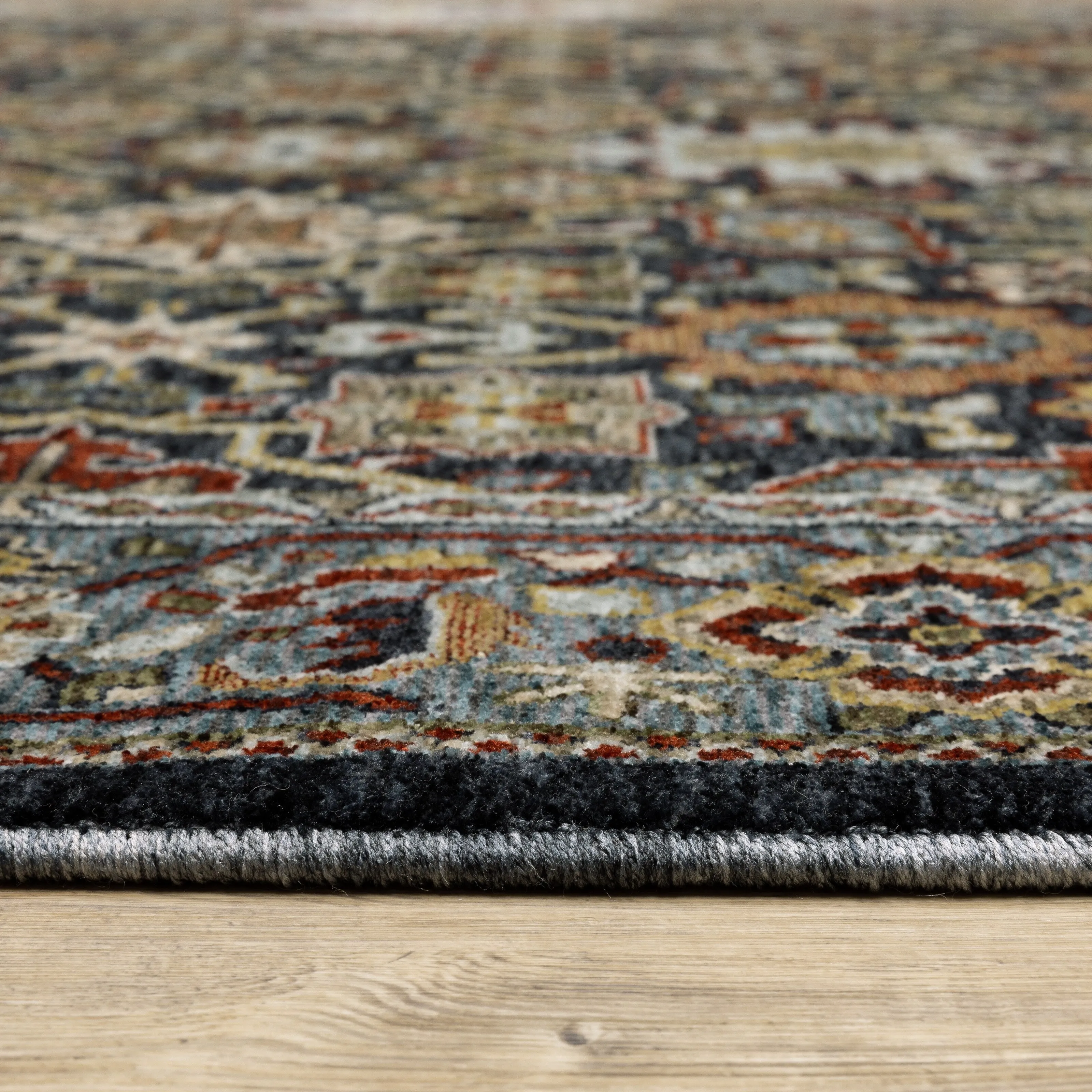 Style Haven Amelie Persian Panel Blue/ Multi Indoor Area Rug
