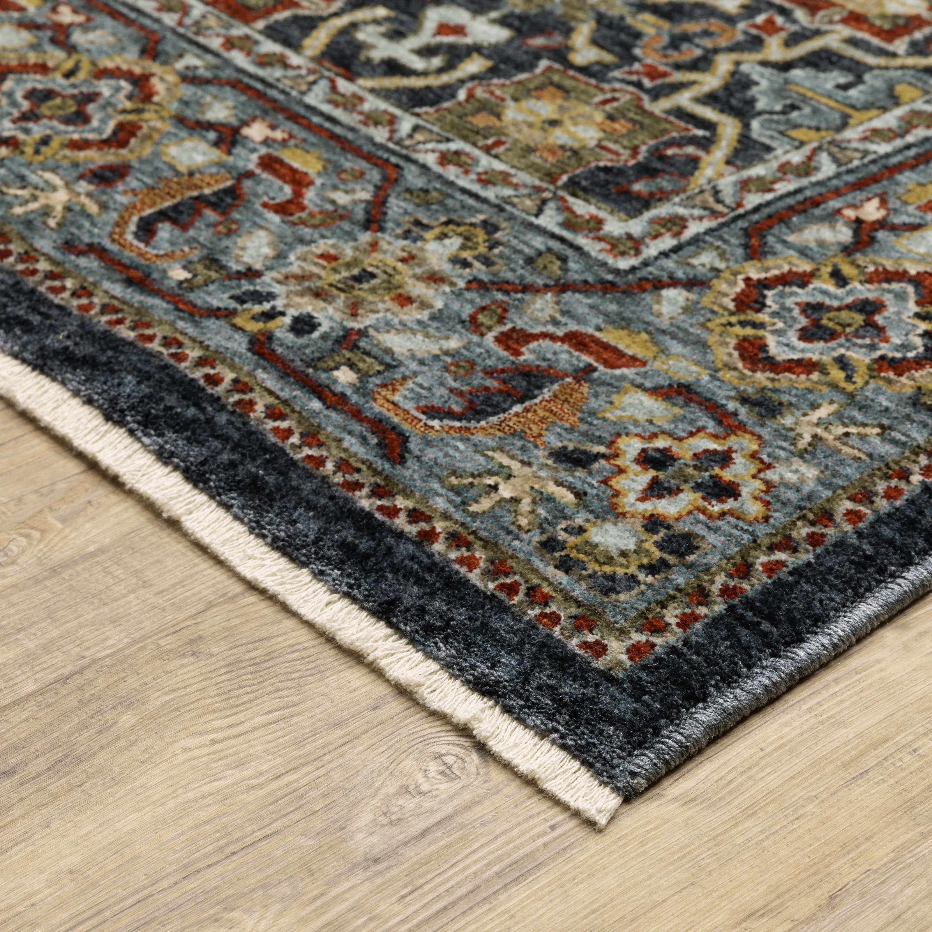 Style Haven Amelie Persian Panel Blue/ Multi Indoor Area Rug