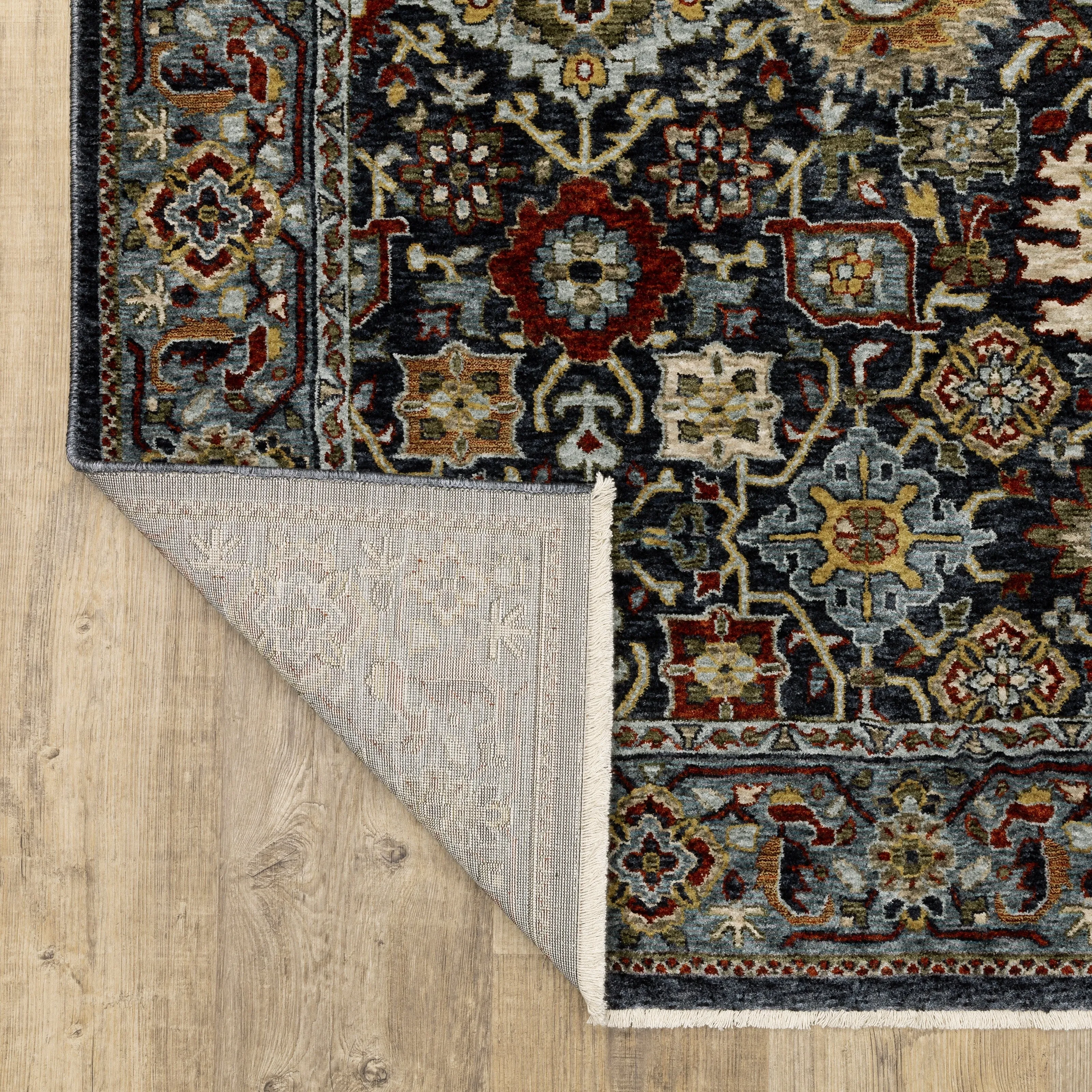 Style Haven Amelie Persian Panel Blue/ Multi Indoor Area Rug
