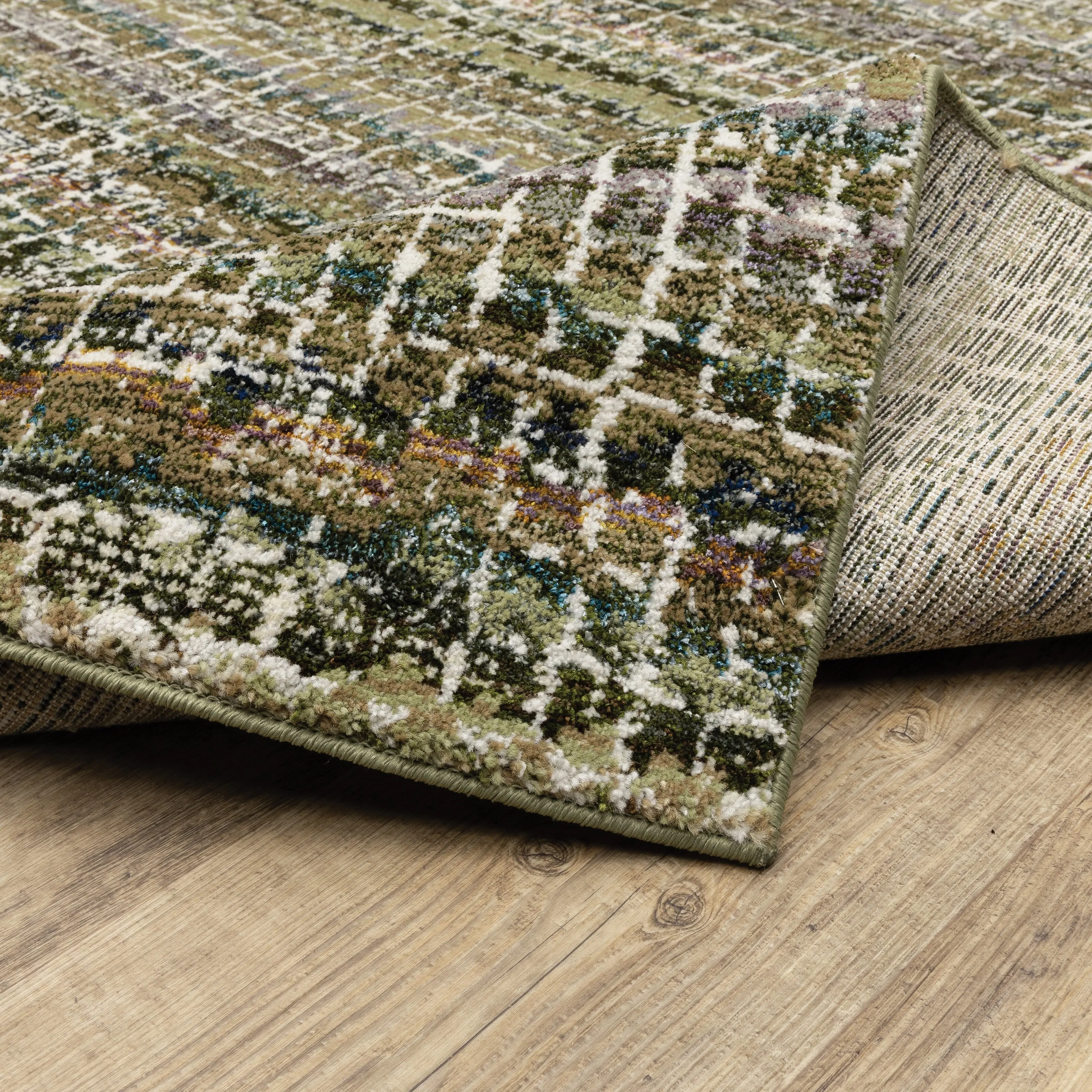Style Haven Athena Gridwork Plaid Area Rug