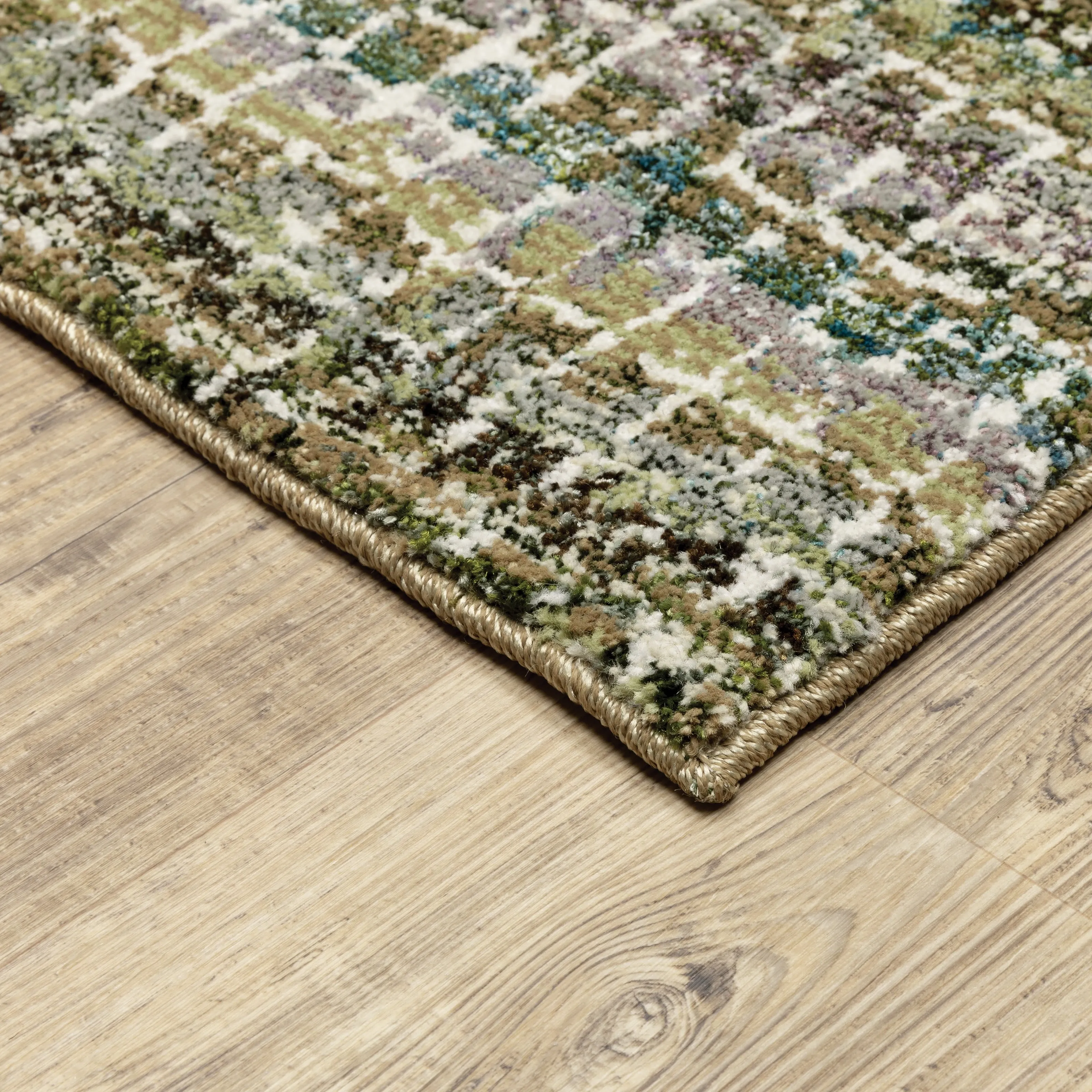 Style Haven Athena Gridwork Plaid Area Rug