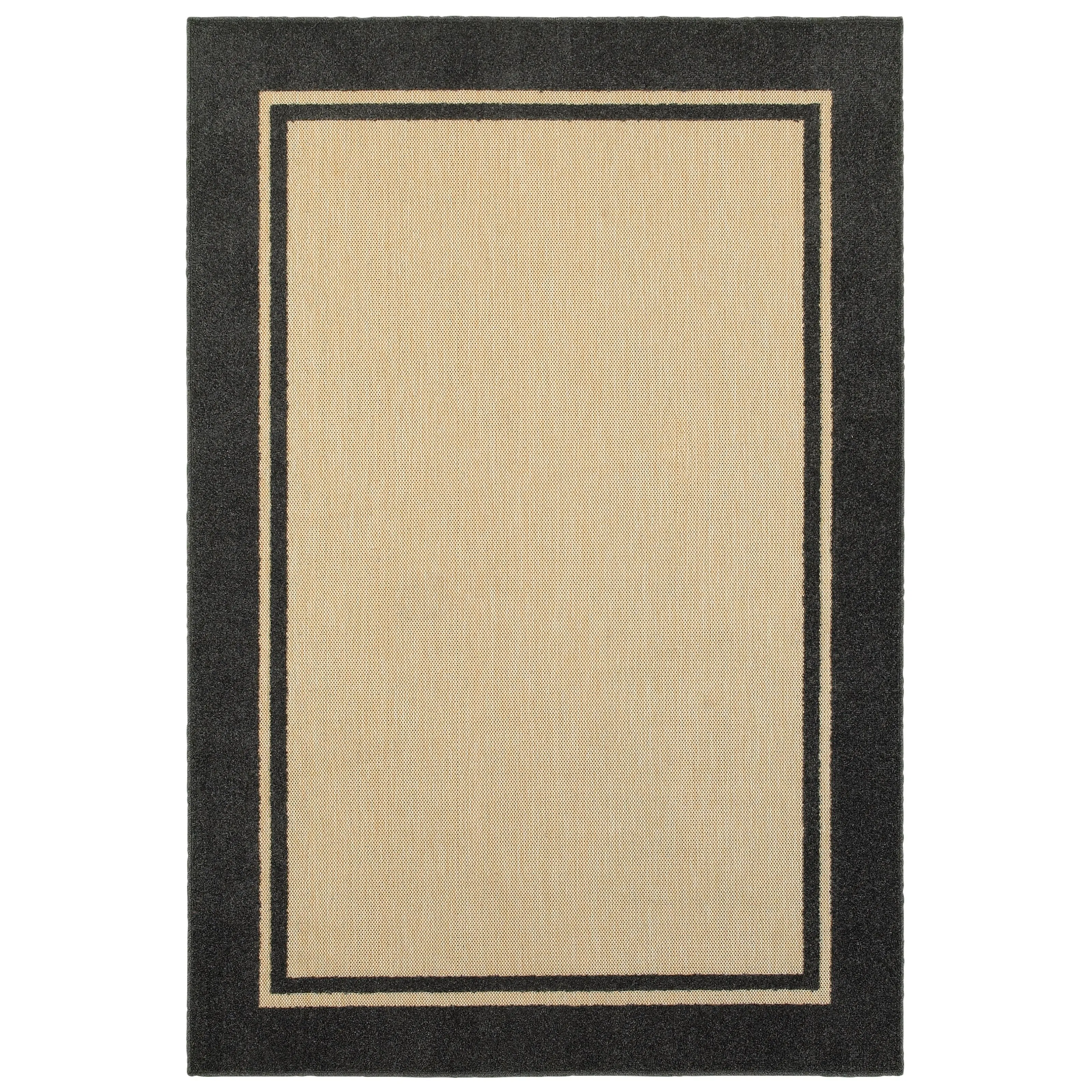 Style Haven Cara Mixed Pile Classic Bordered Indoor-Outdoor Area Rug