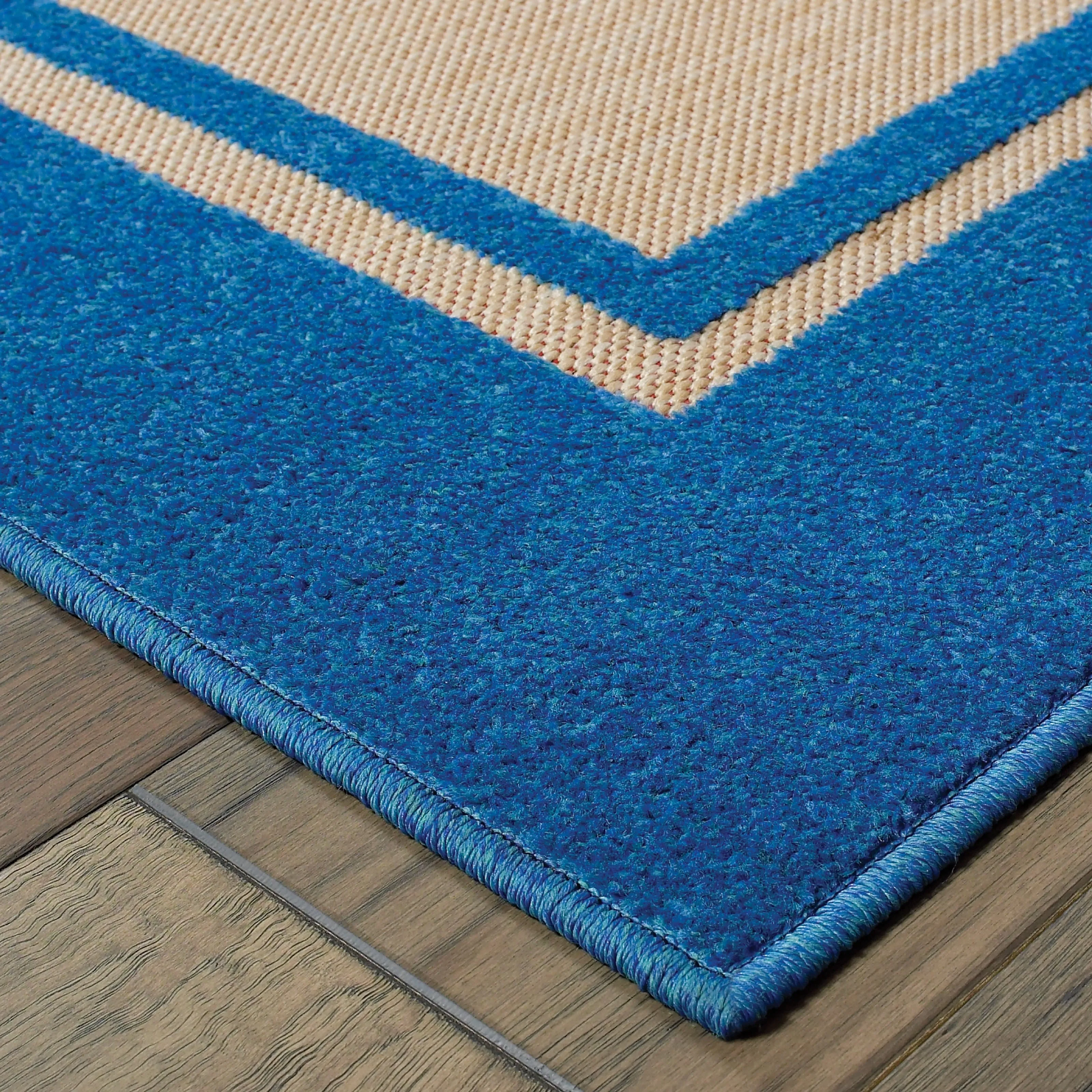 Style Haven Cara Mixed Pile Classic Bordered Indoor-Outdoor Area Rug