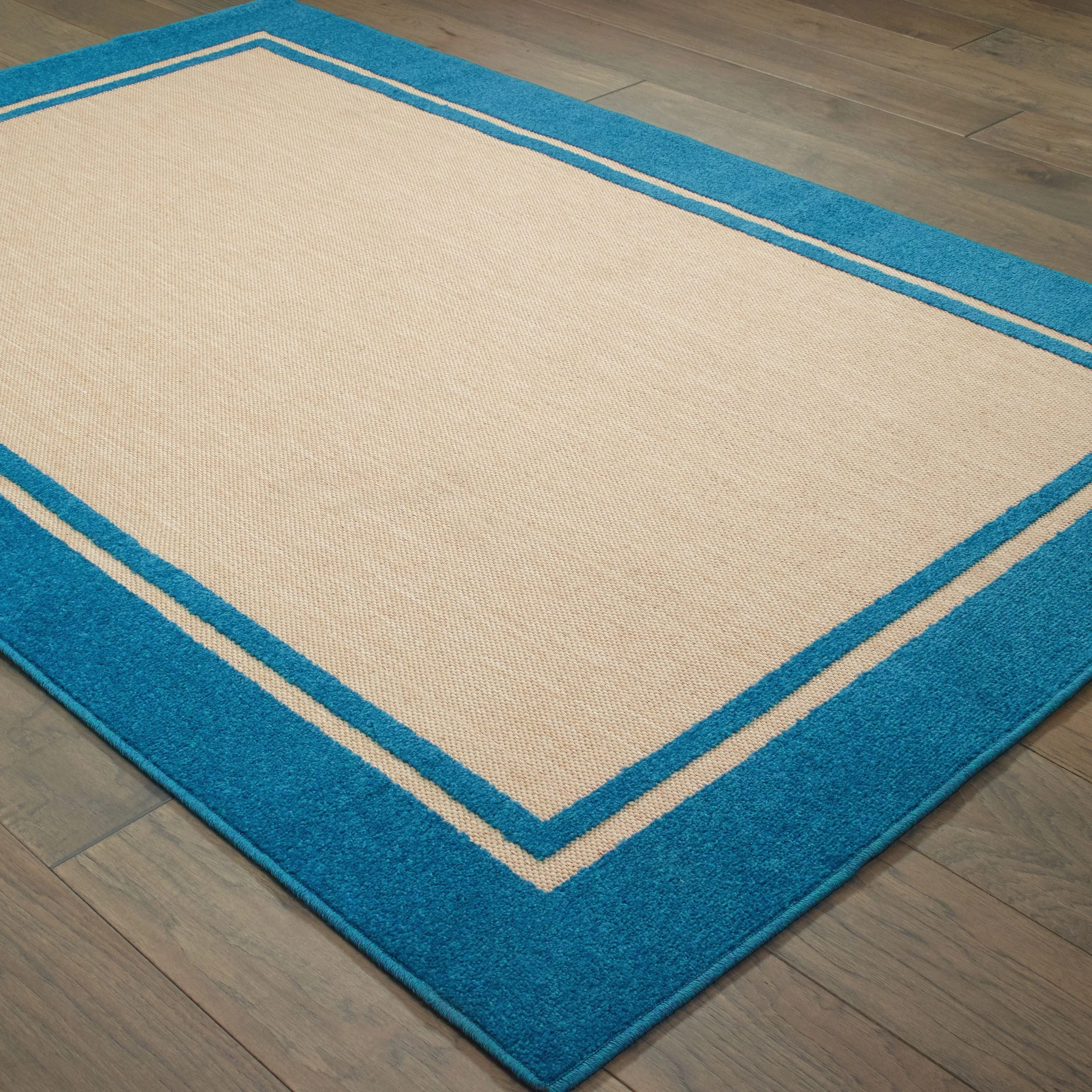 Style Haven Cara Mixed Pile Classic Bordered Indoor-Outdoor Area Rug
