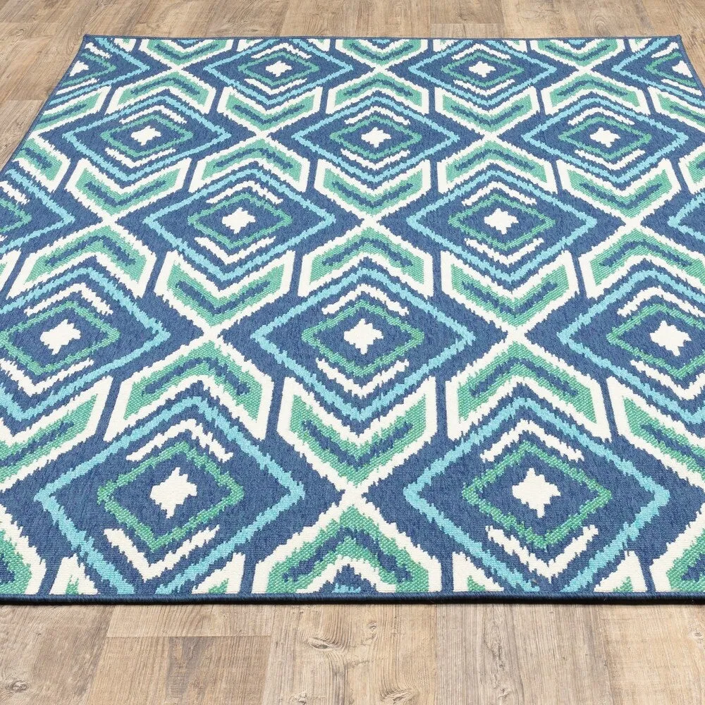 Style Haven Martinique Floral Trellis Indoor-Outdoor Area Rug