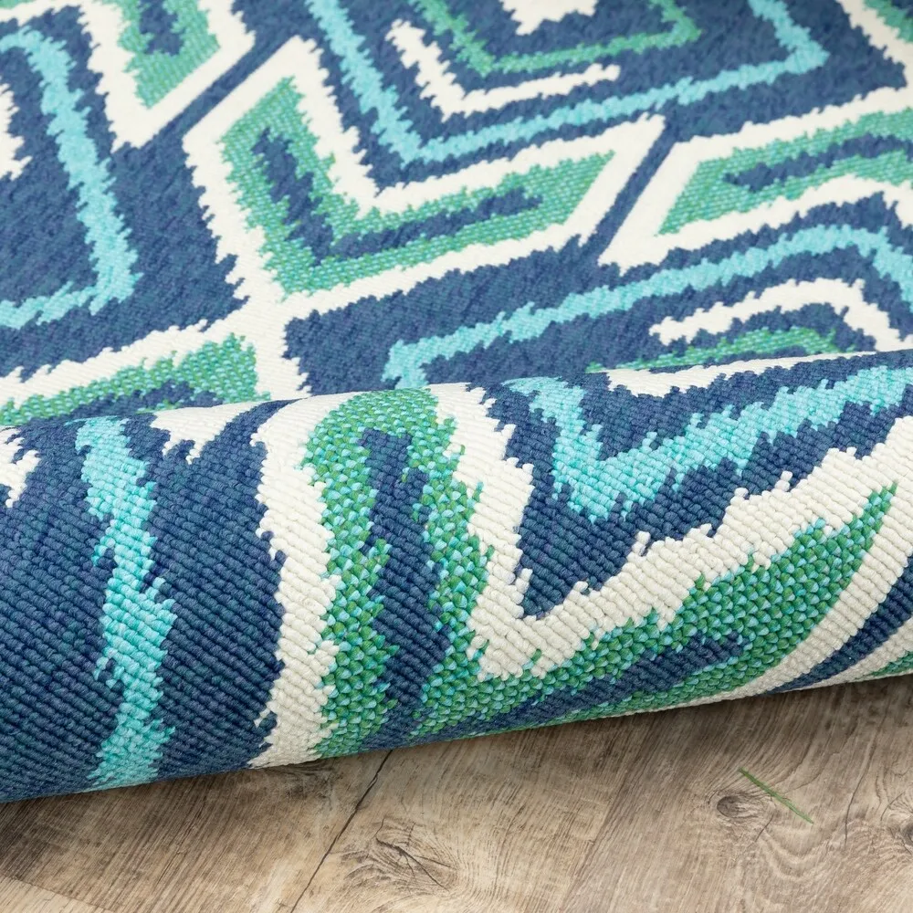 Style Haven Martinique Floral Trellis Indoor-Outdoor Area Rug