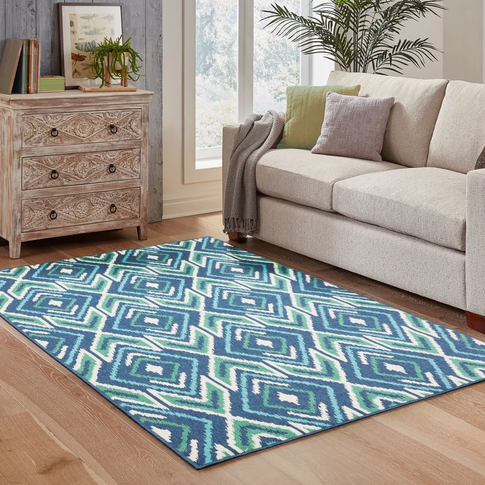 Style Haven Martinique Floral Trellis Indoor-Outdoor Area Rug