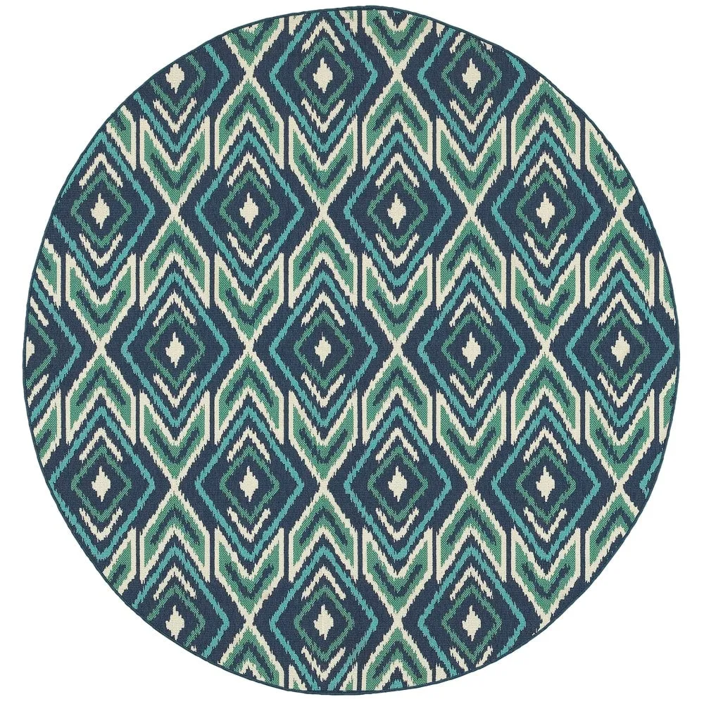 Style Haven Martinique Floral Trellis Indoor-Outdoor Area Rug