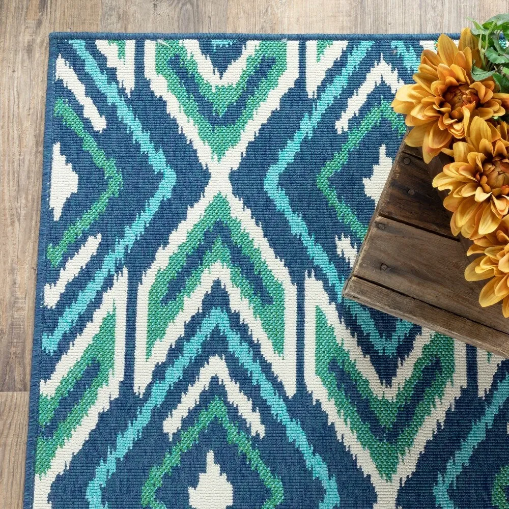 Style Haven Martinique Floral Trellis Indoor-Outdoor Area Rug