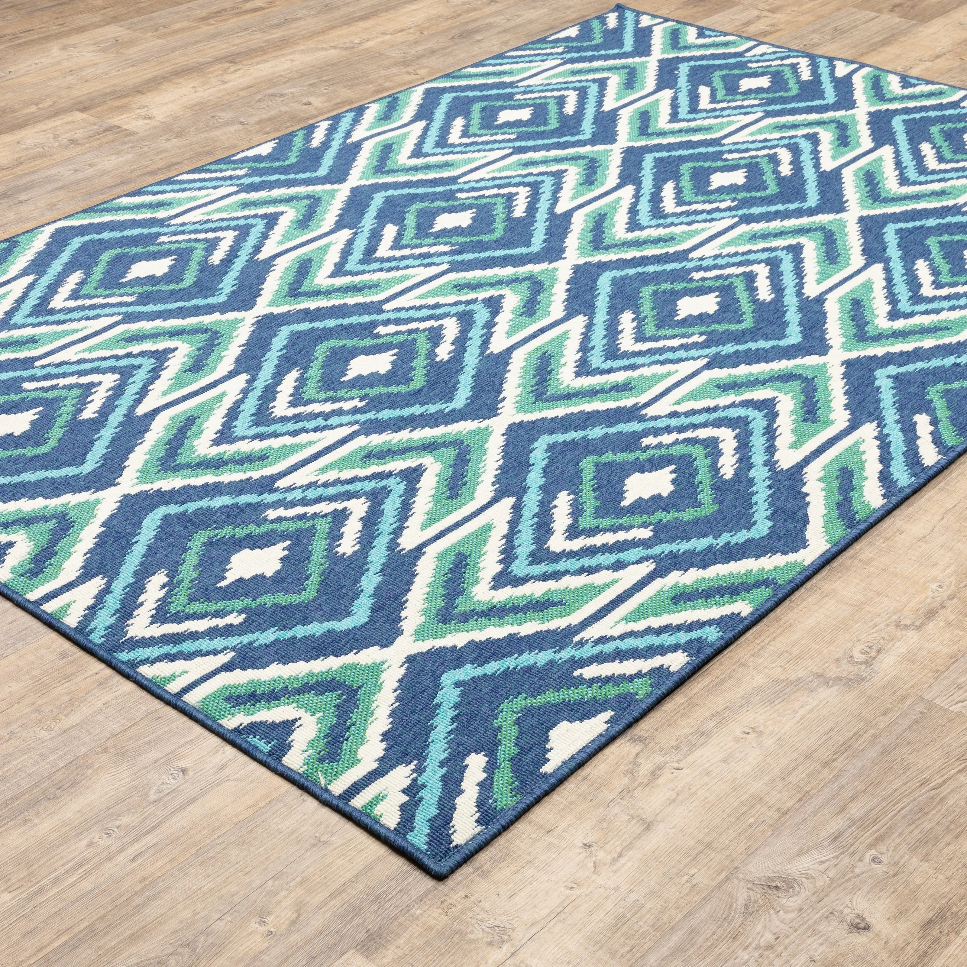 Style Haven Martinique Floral Trellis Indoor-Outdoor Area Rug