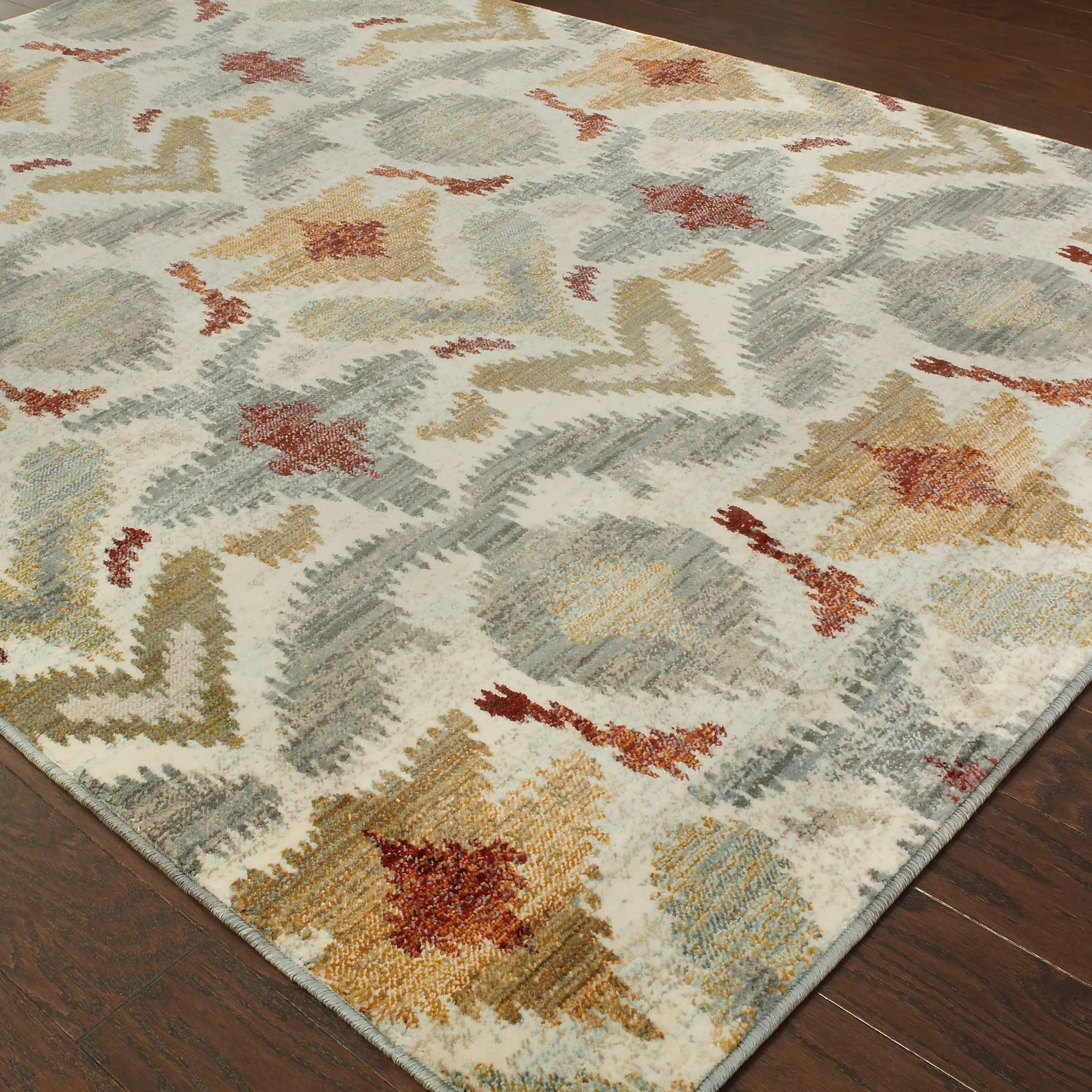 Style Haven Seville Ivory Tribal Area Rug