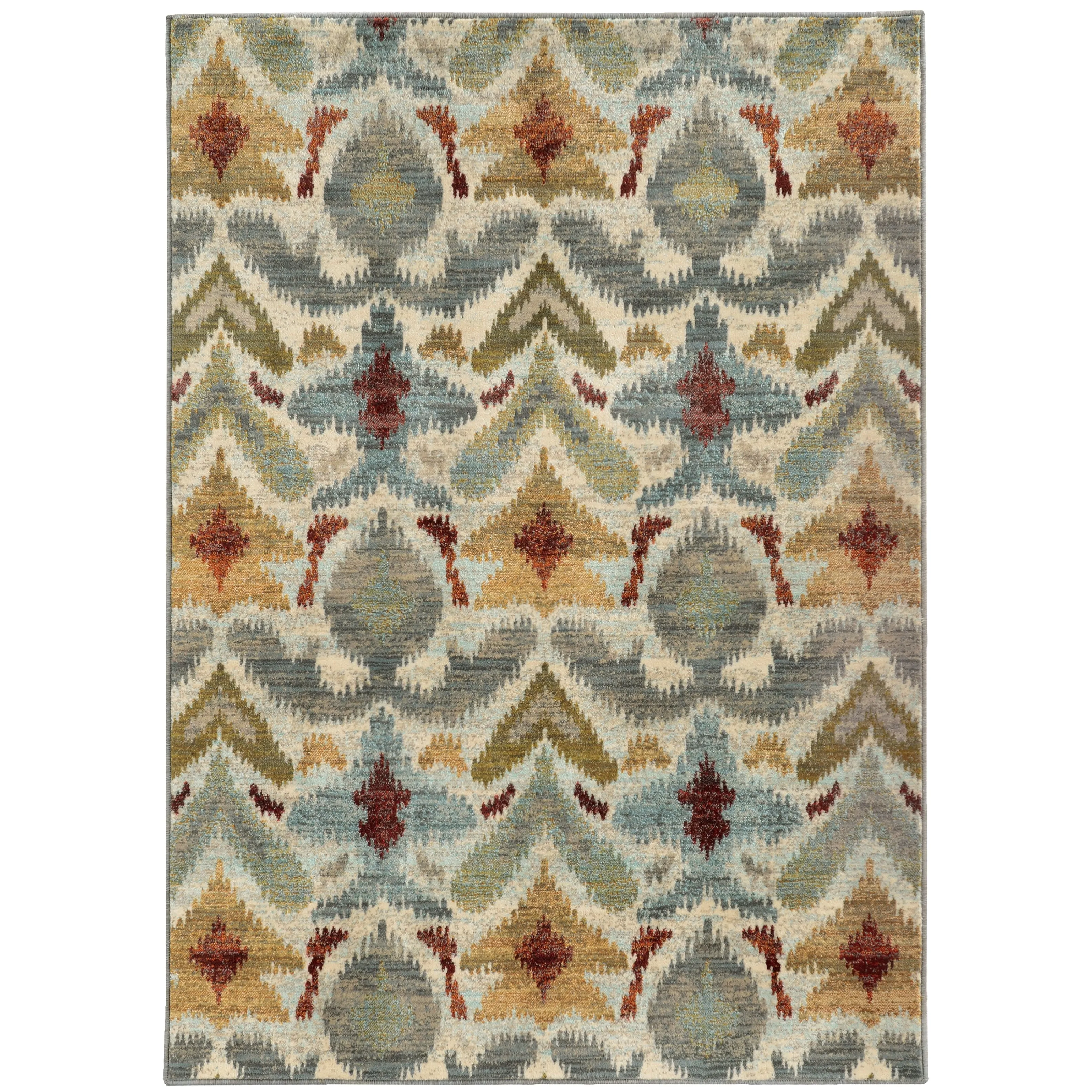 Style Haven Seville Ivory Tribal Area Rug