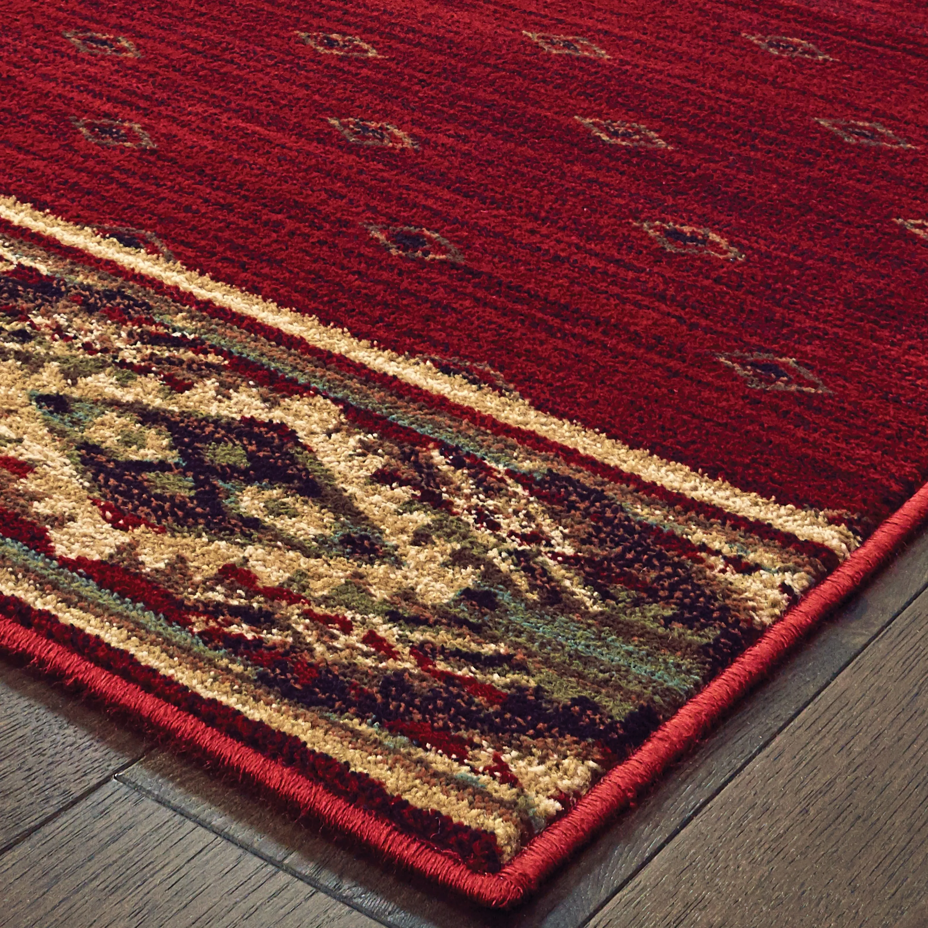 Style Haven Westley Tribal Border Lodge Style Area Rug