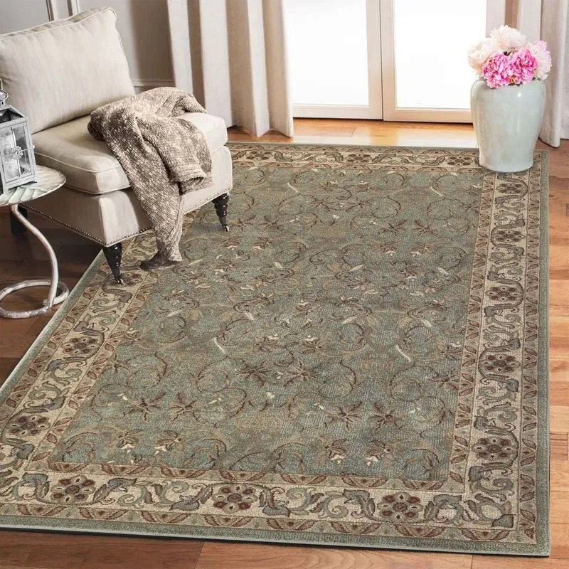 Superior Traditional Oriental Floral Medallion Indoor Area Rug