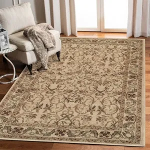Superior Traditional Oriental Floral Medallion Indoor Area Rug