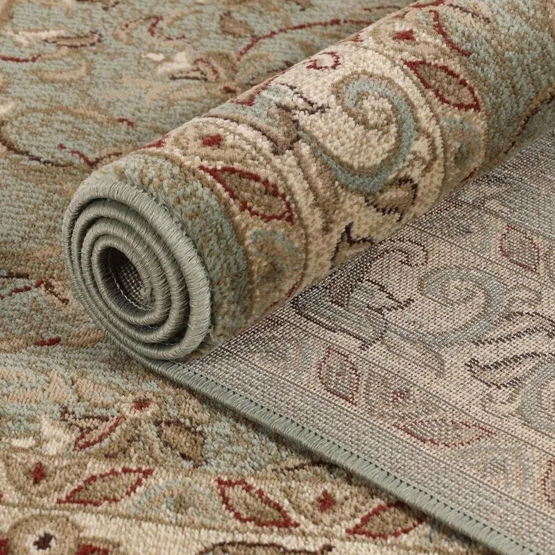 Superior Traditional Oriental Floral Medallion Indoor Area Rug